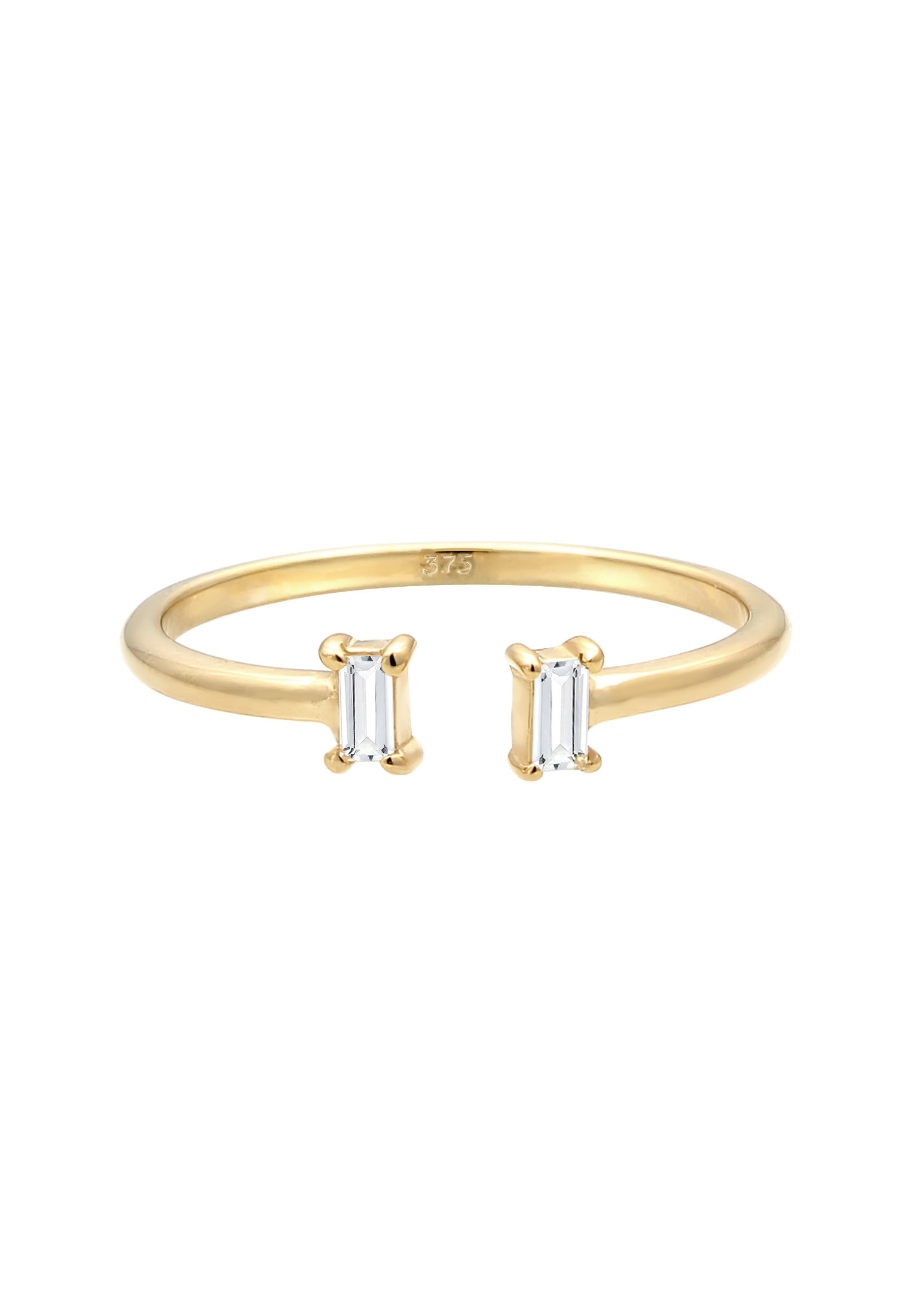 Elli Premium Verlobungsring »Topas Weiß 375 Gelbgold«