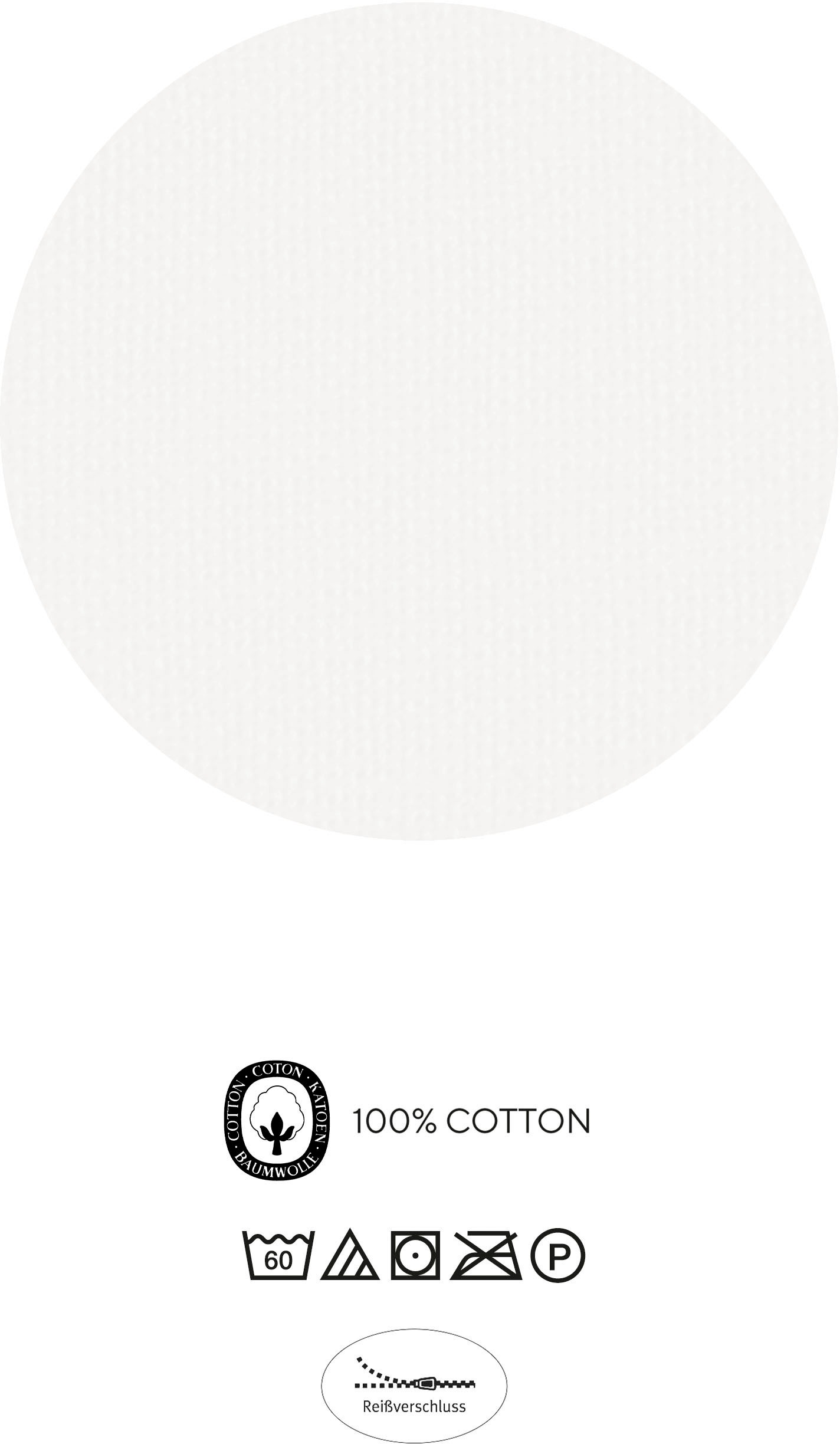 Castell - Markenbettwäsche Bettwäsche »Joshua«, (2 tlg.), atmungsaktiv + temperaturausgleichend, 100% Baumwolle, Reißverschluss