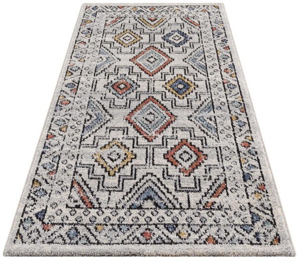 Carpet City Läufer »Mista 2565«, rechteckig, 9 mm Höhe, Kurzflor, Boho-Optik, Multicolor, Weich, ideal für Flur & Diele