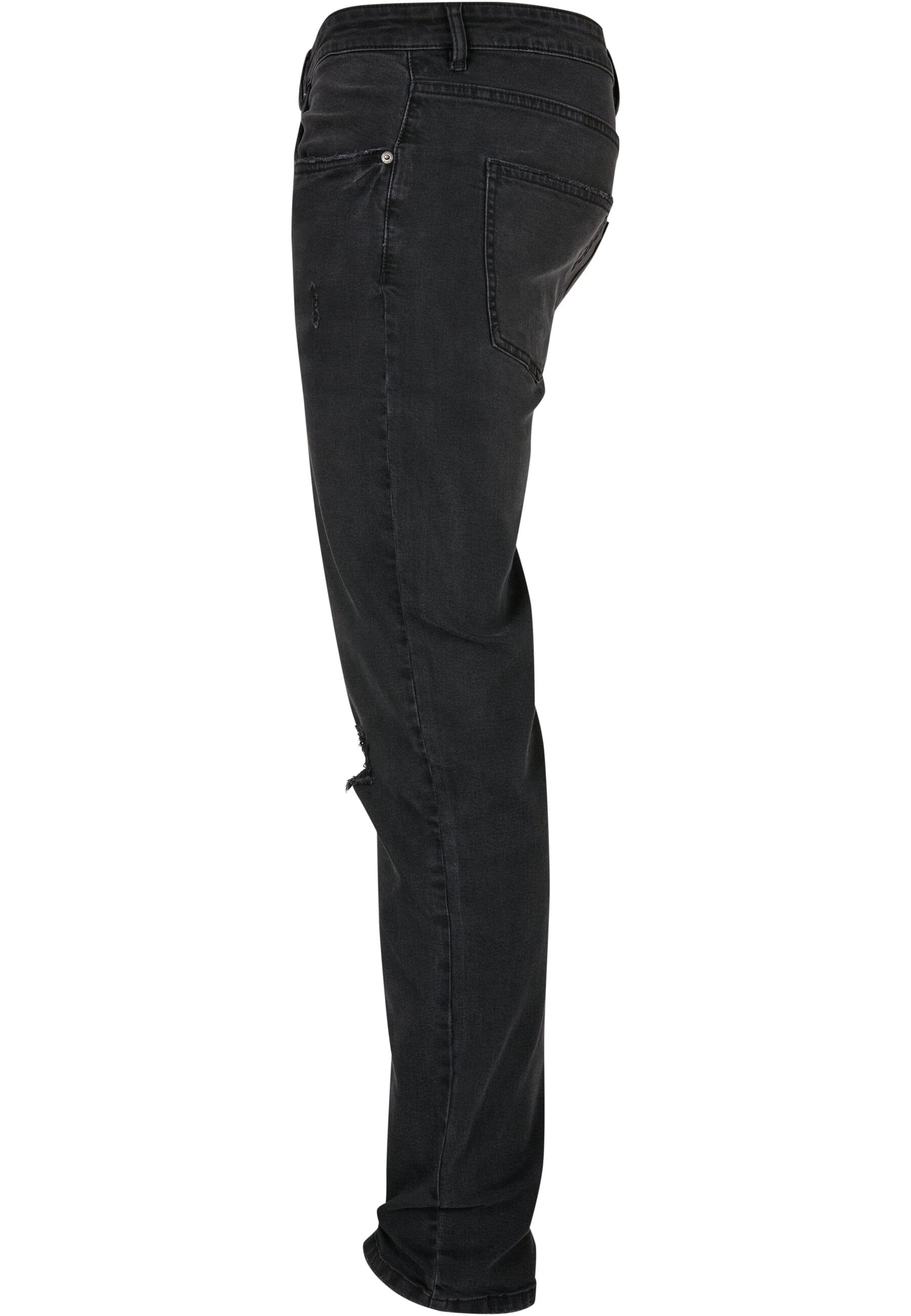 URBAN CLASSICS Bequeme Jeans »Urban Classics Herren Distressed Stretch Denim Pants«, (1 tlg.)
