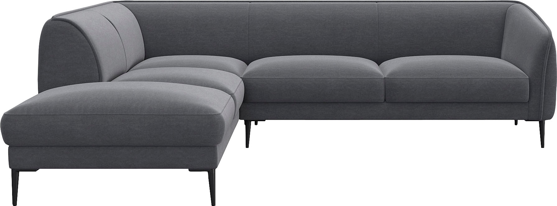FLEXLUX Ecksofa "Belle Designsofa, L-Form, B/T 268/209 cm", Skandinavisches günstig online kaufen