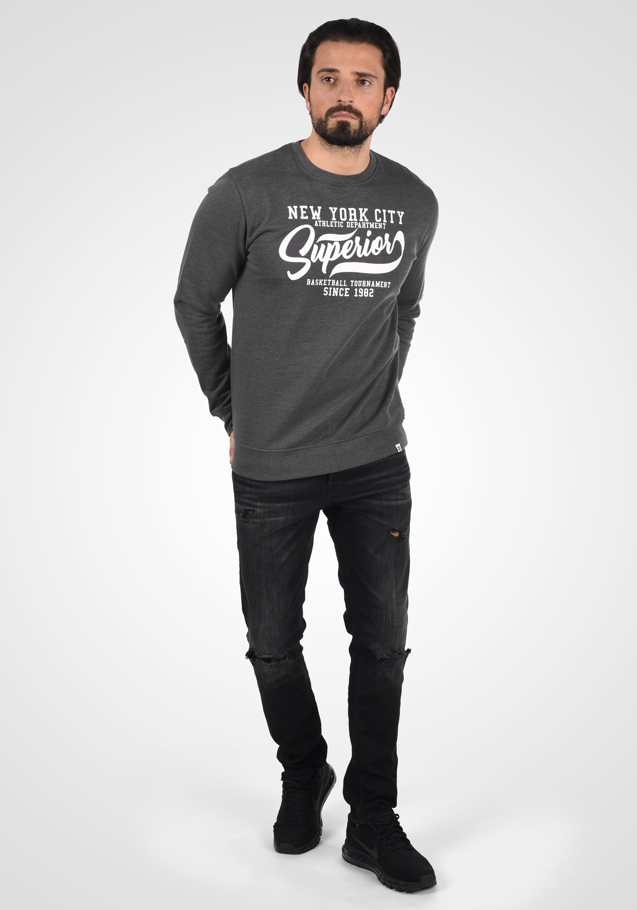 Indicode Longpullover "Sweatshirt IDGalilero" günstig online kaufen
