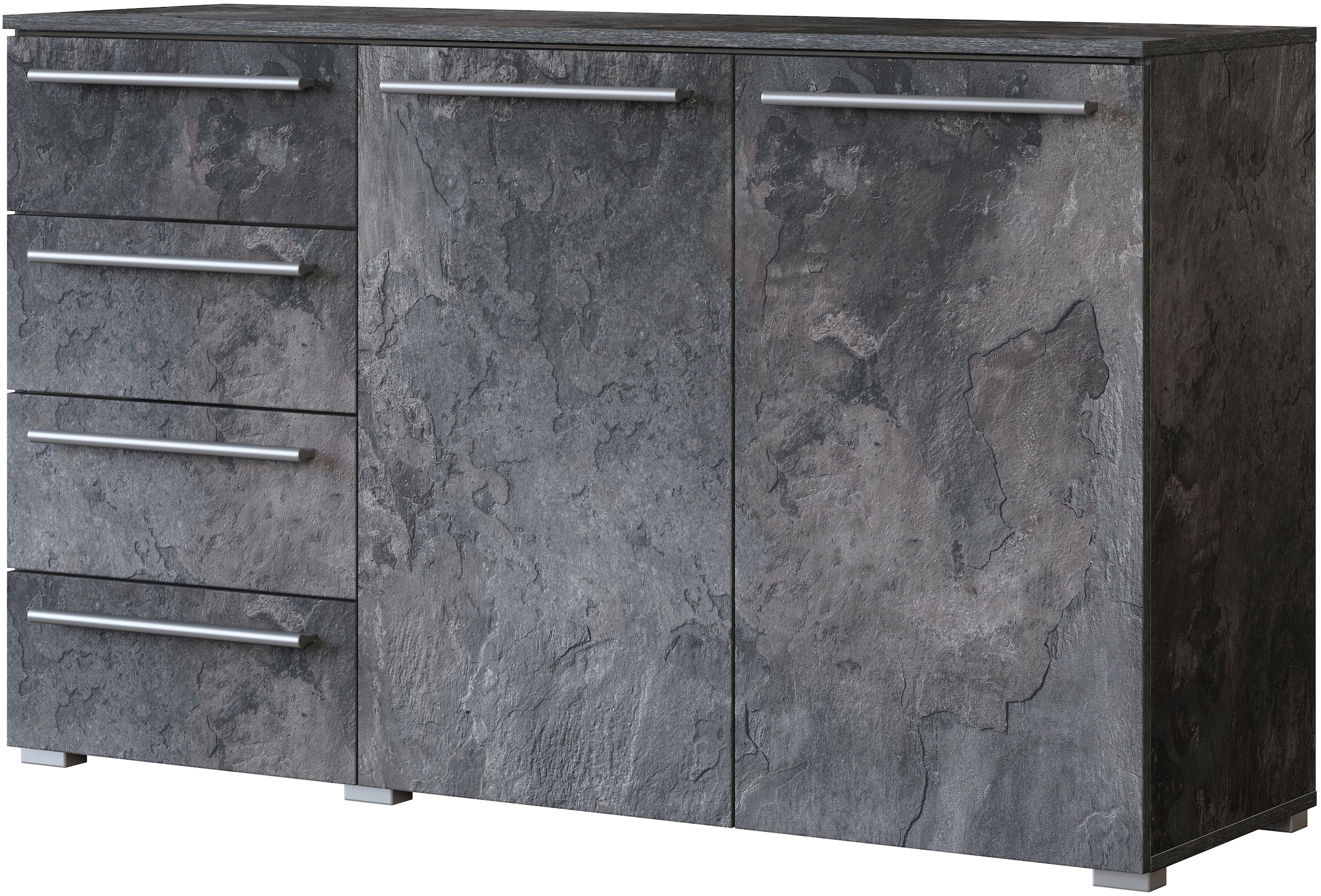 Sideboard »India,Breite 135 cm, moderne Kommode 4 Schubkasen 2 Türen«,...