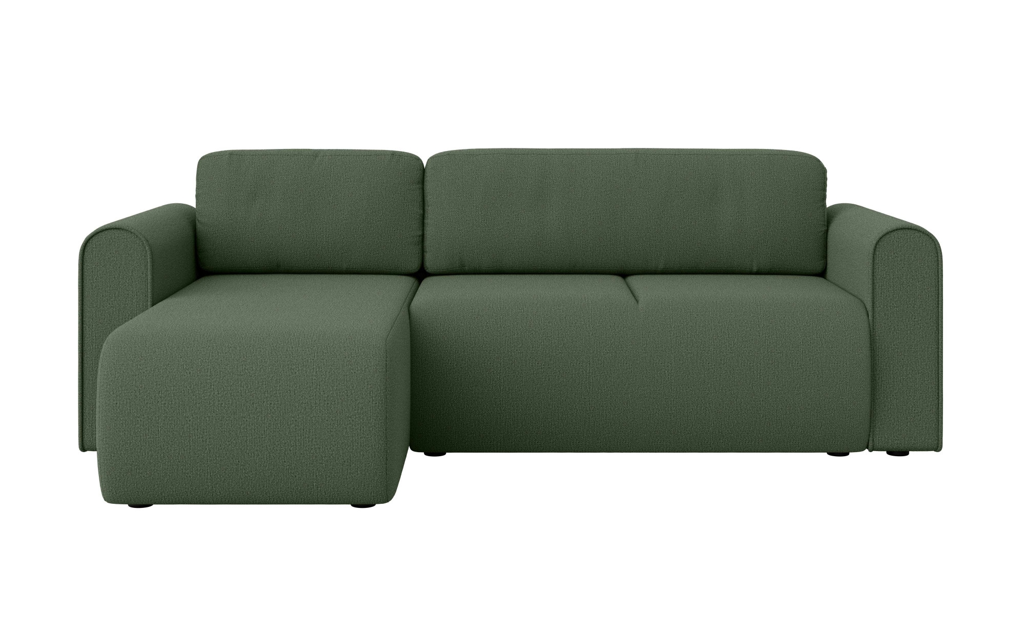 INOSIGN Ecksofa »Zacharia wahlweise Schlafsofa mit Bettkasten, B/T/H 250/166/86 cm«, L-Form mit Wellenunterfederung, Recamiere beidseitig montierbar