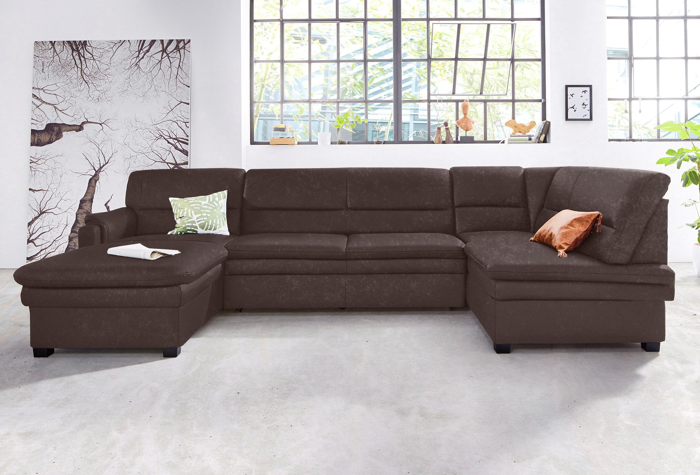 sit&more Sit&more sofa »Pisa U-Form« su Federke...