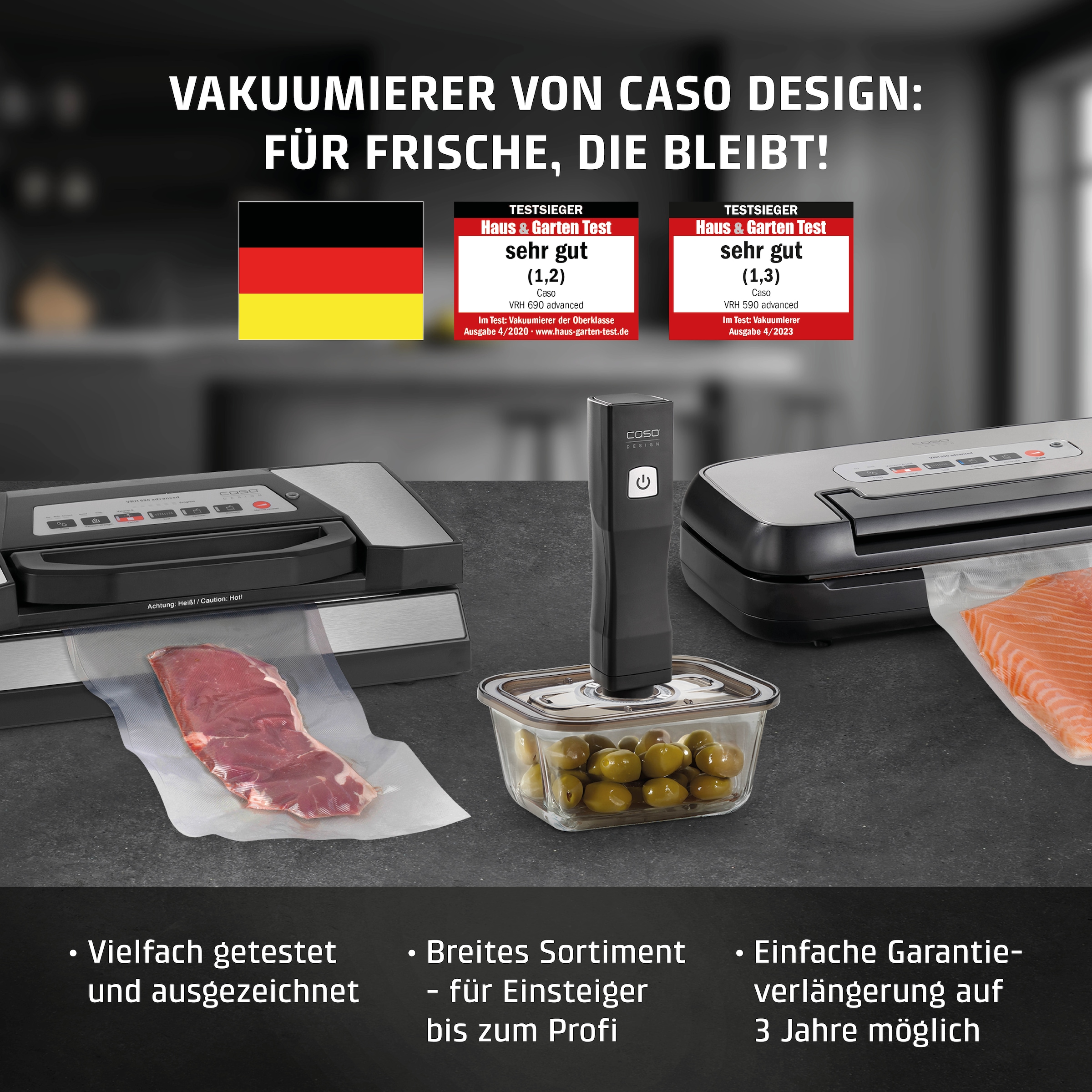 Caso Vakuumierer »1525 VRH490 advanced« 110 W