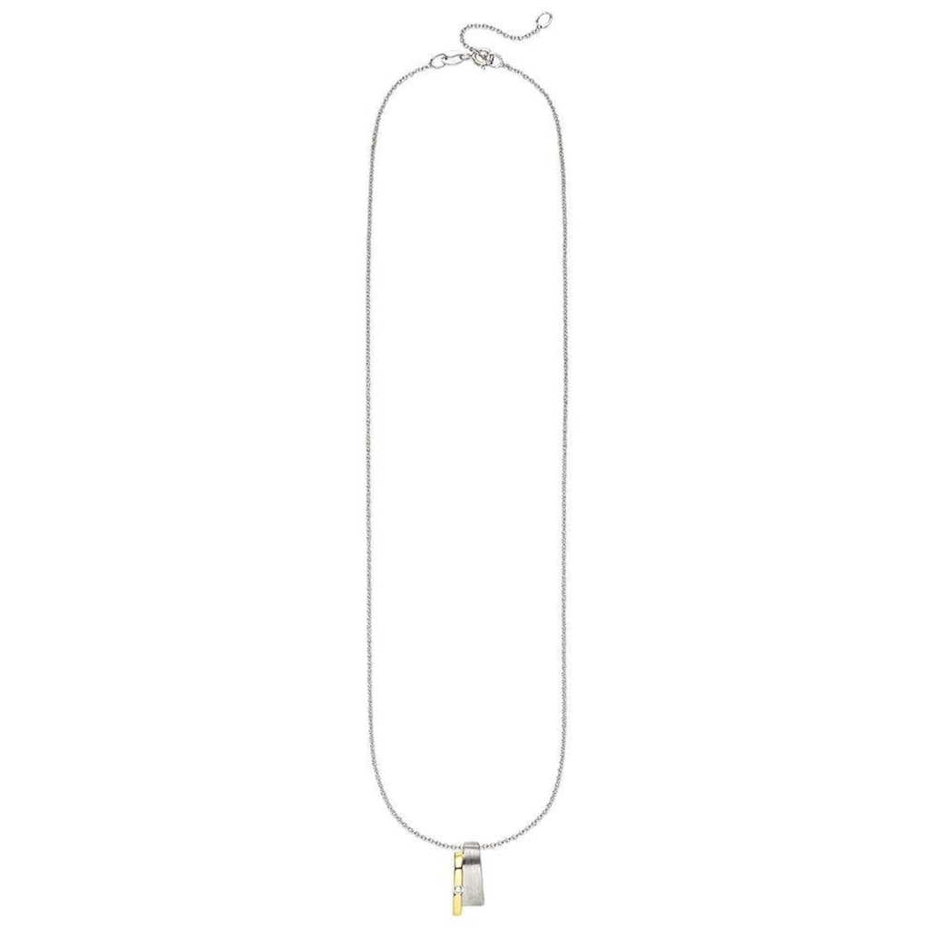 Bruno Banani Kette mit Anhänger »Schmuck Geschenk Silber 925 Halsschmuck Halskette Ankerkette«