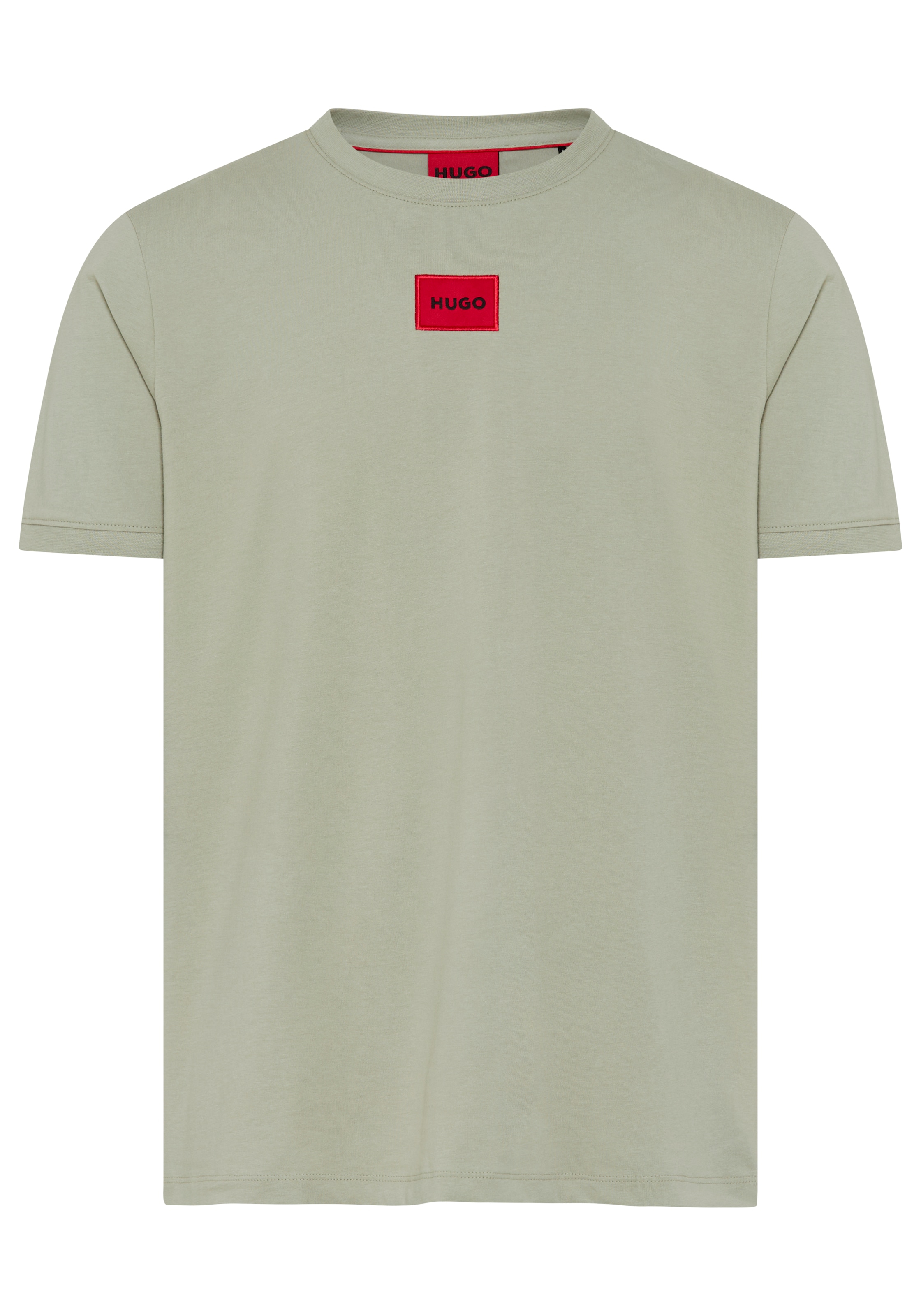 HUGO T-Shirt "Diragolino" Rundhalsausschnitt, Regular Fit, Logo-Label günstig online kaufen