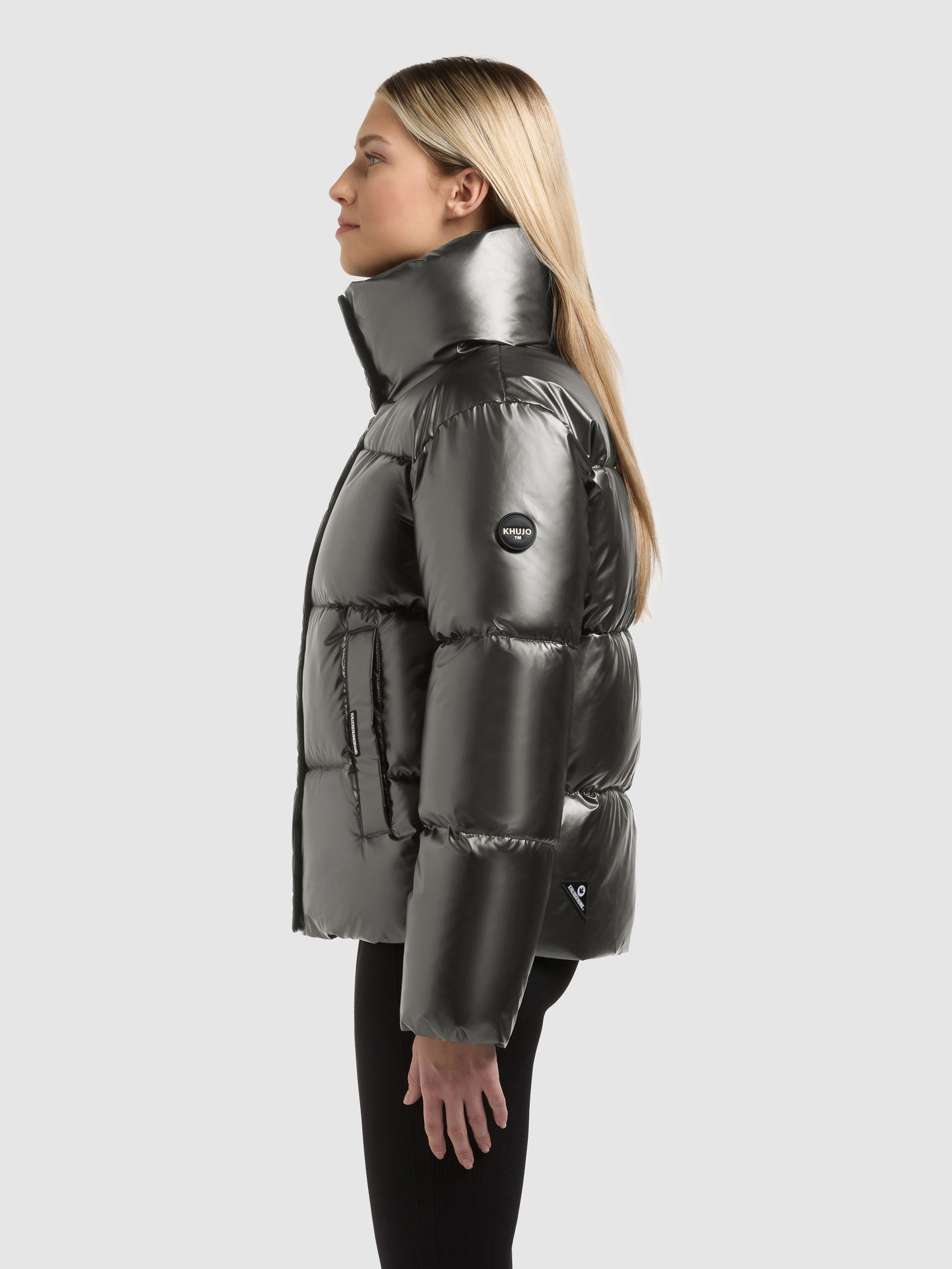 khujo Steppjacke »RINJA3 SHINY« ohne Kapuze