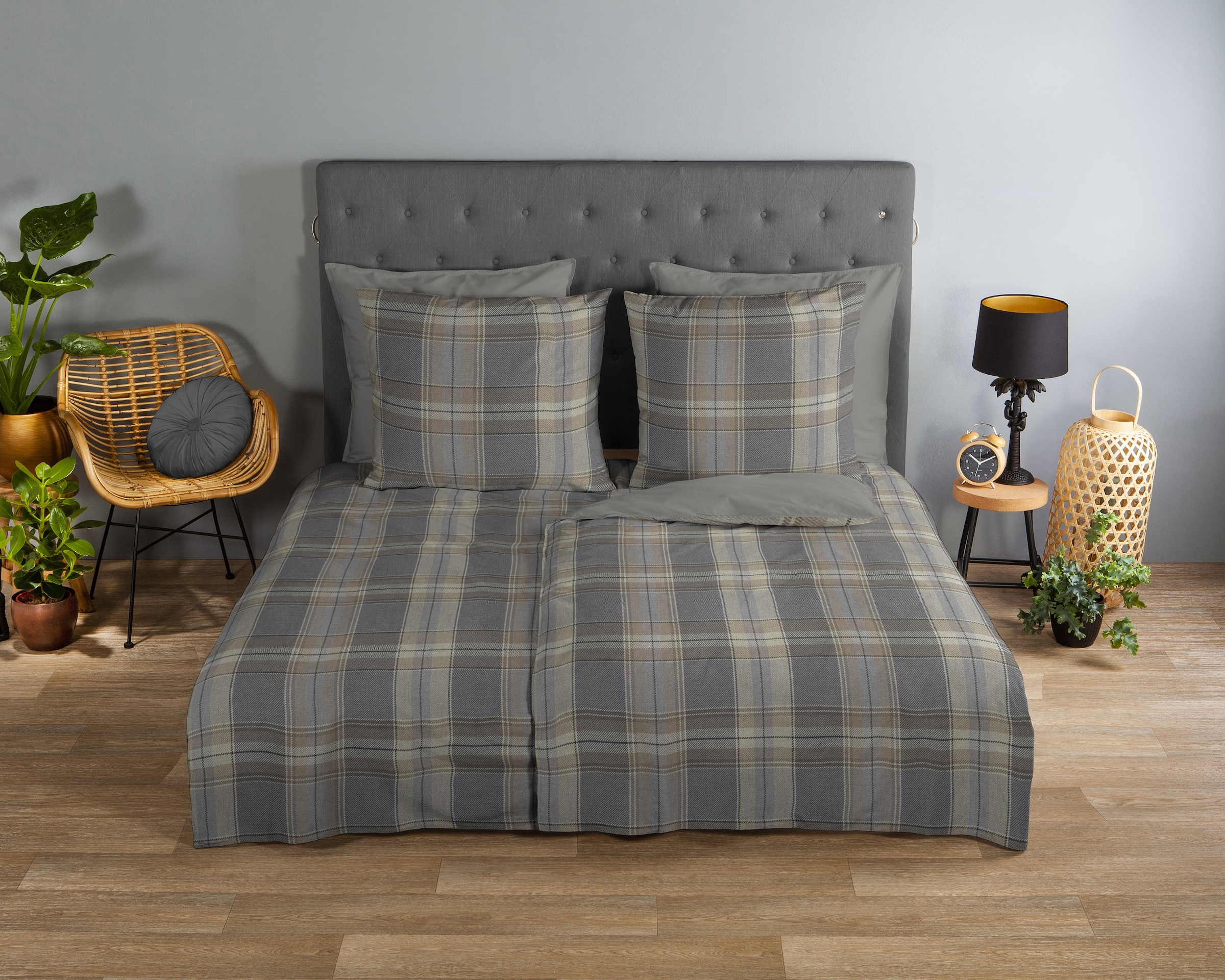 good morning Wendebettwäsche "Jacoba" 2 Stk. 100% Baumwolle, Renforcé, Reiß günstig online kaufen