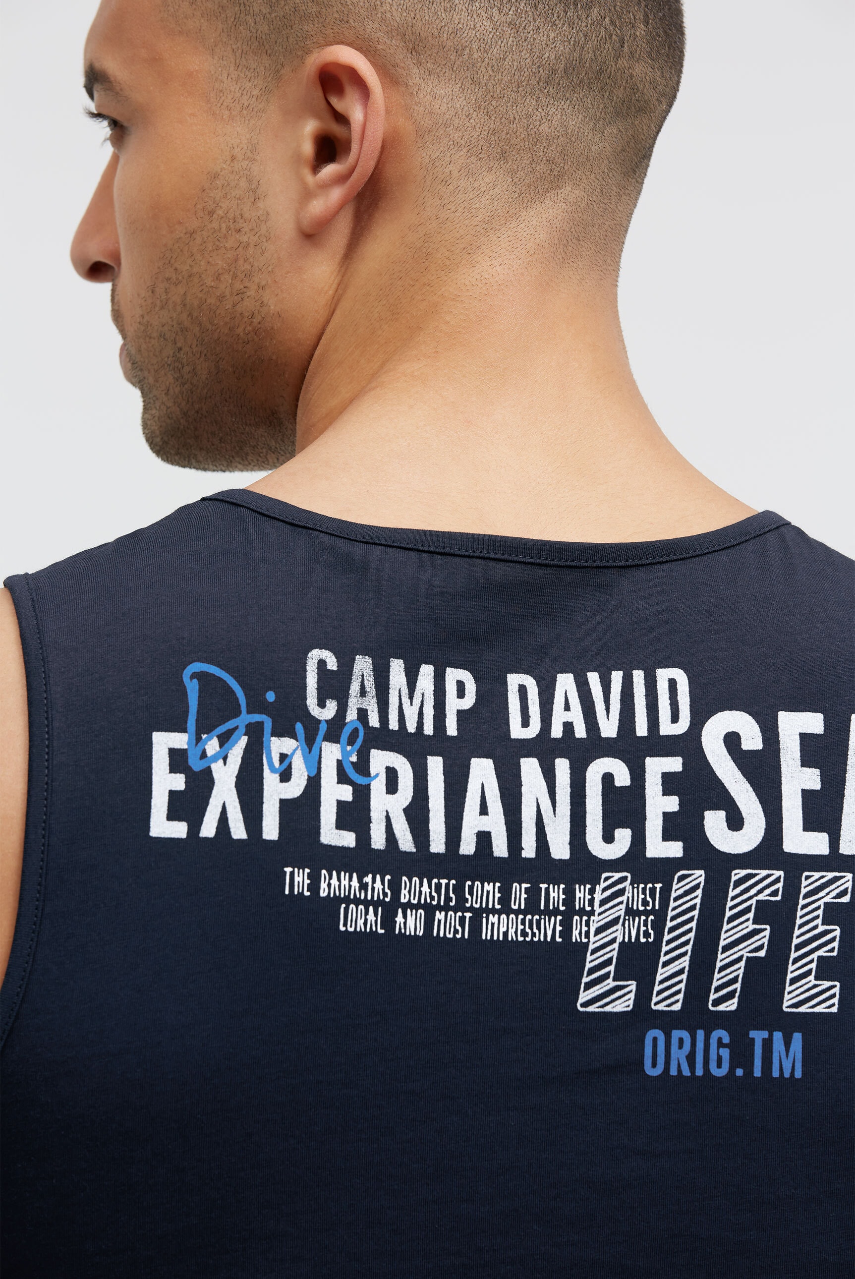 CAMP DAVID Tanktop aus Baumwolle