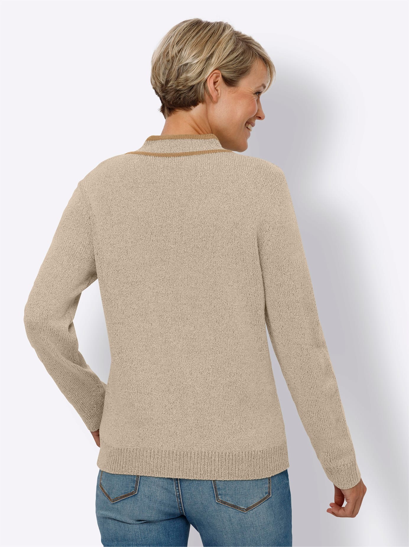 Classic Basics Stehkragenpullover "Stehkragen-Pullover" günstig online kaufen