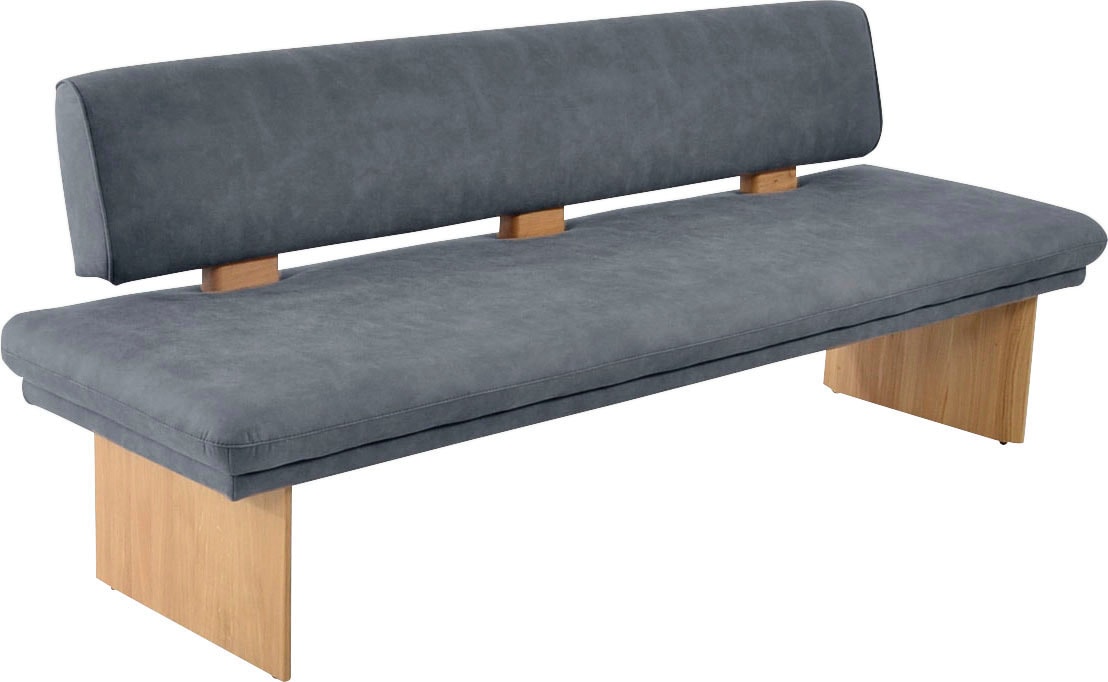 K+W Komfort & Wohnen Essbank "Longbeach Polsterbank" 1 Stk. tlg. Spitzkissenoptik im Sitz, wahlweise in der Breite 204cm oder 224cm