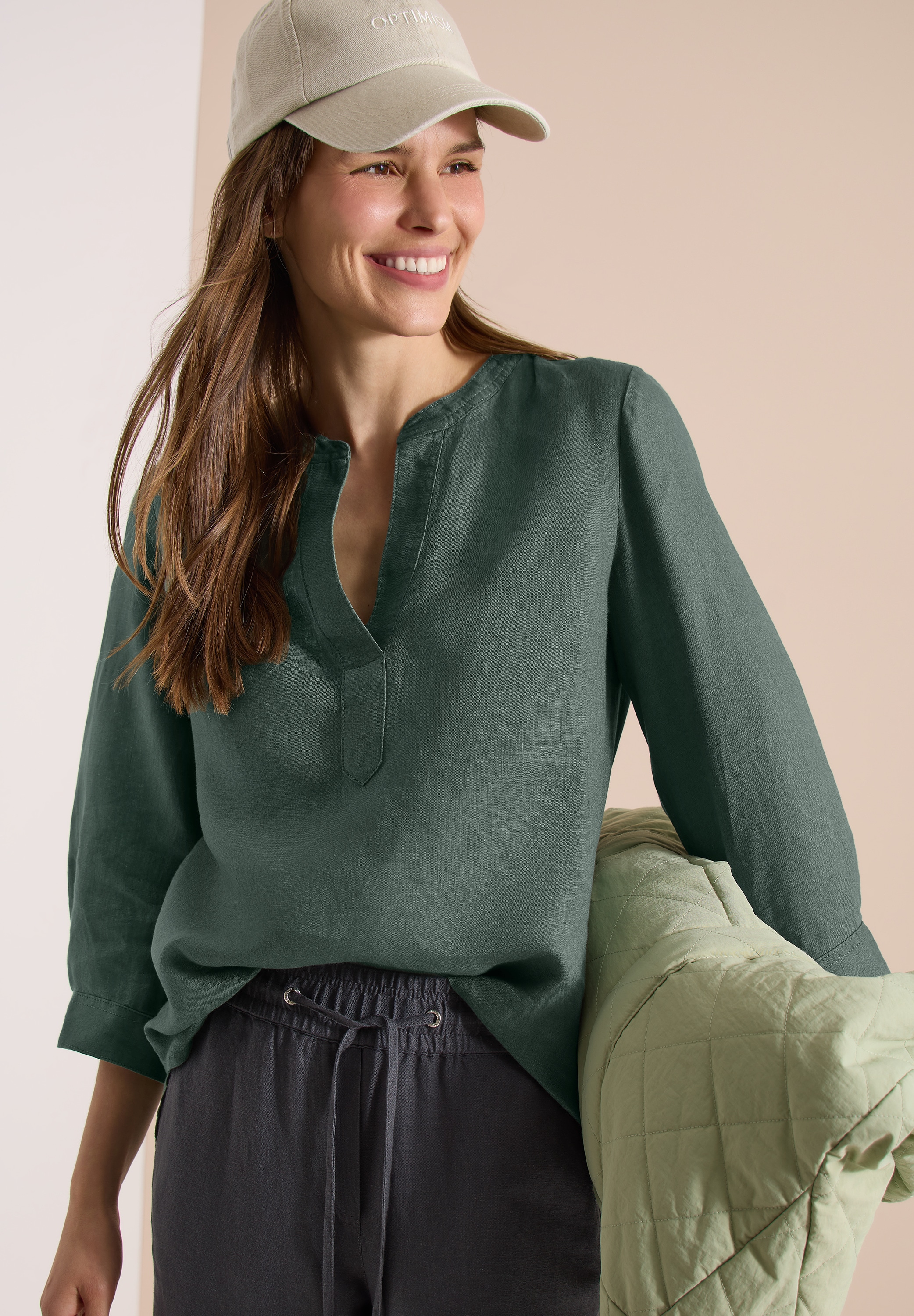 Cecil Shirtbluse aus Leinen