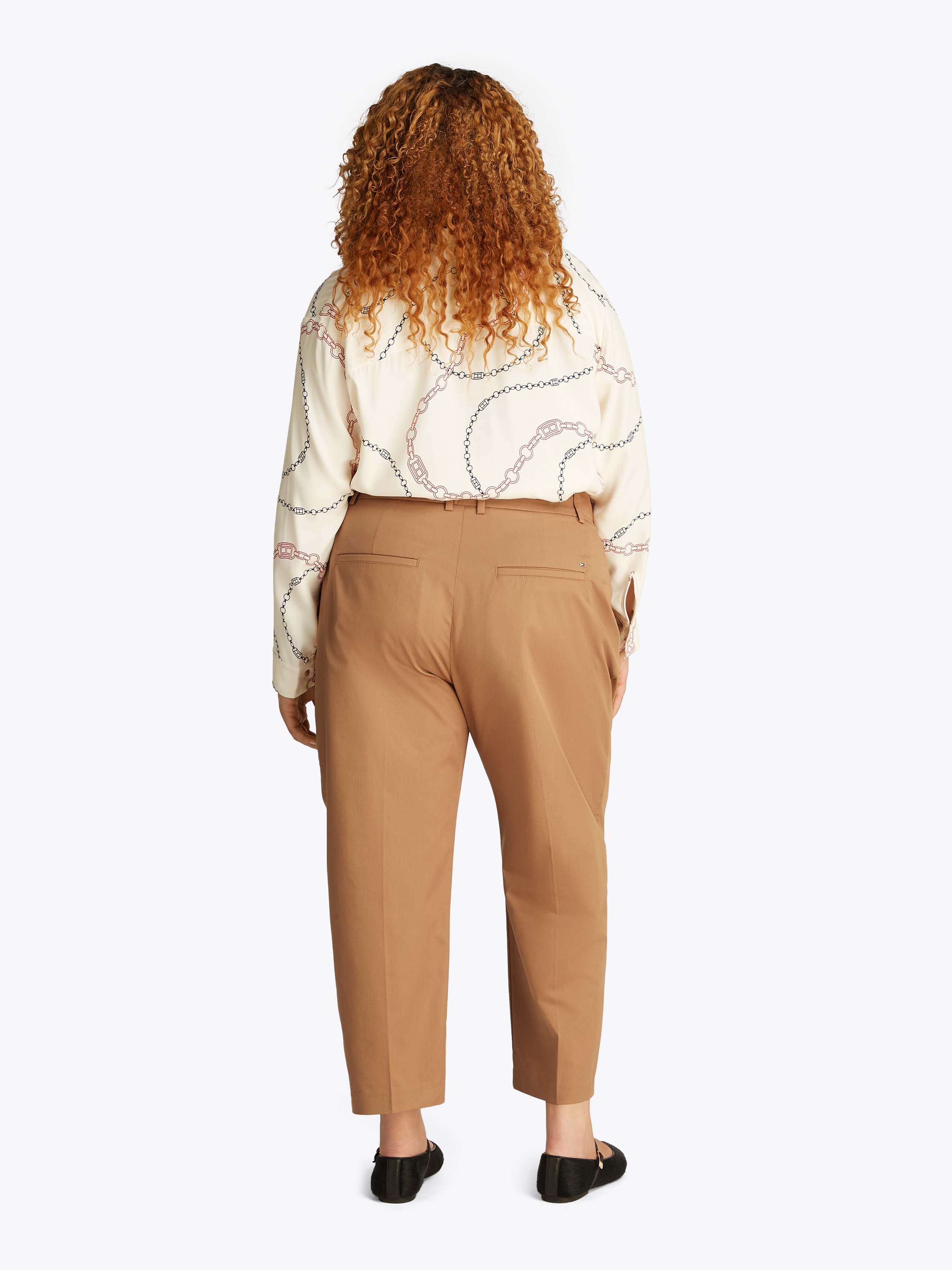 Tommy Hilfiger Curve Chinohose »CRV CO SLIM STRAIGHT CHINO«, in Großen Größen, Chino Qualität
