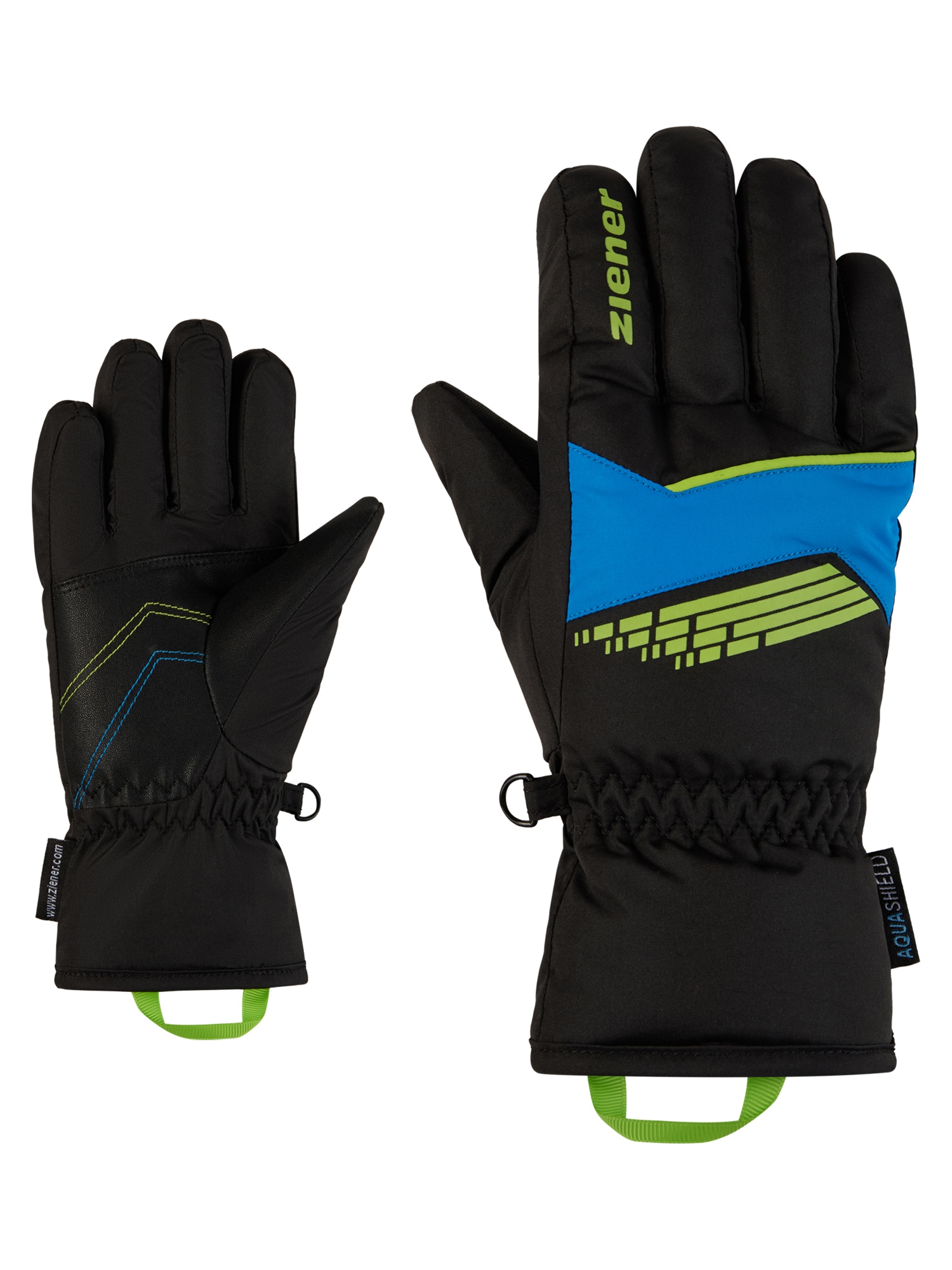Ziener Skihandschuhe "LAVIVI-Z AQUASHIELD JUNIOR" warm, wasserdicht, winddicht, atmungsaktiv