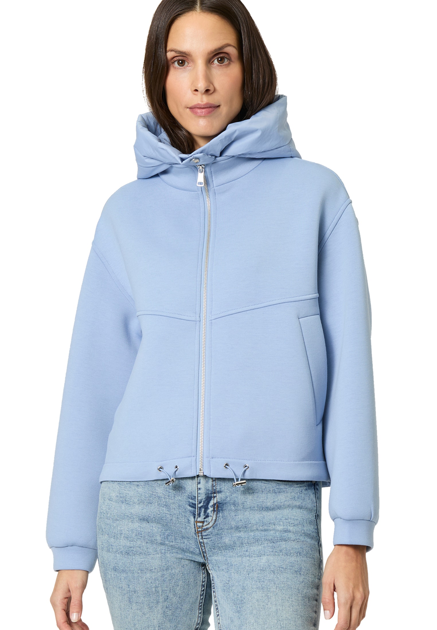 Zero Fieldjacket "zero Damen Jacke Kapuze Scuba Ware", mit Kapuze günstig online kaufen
