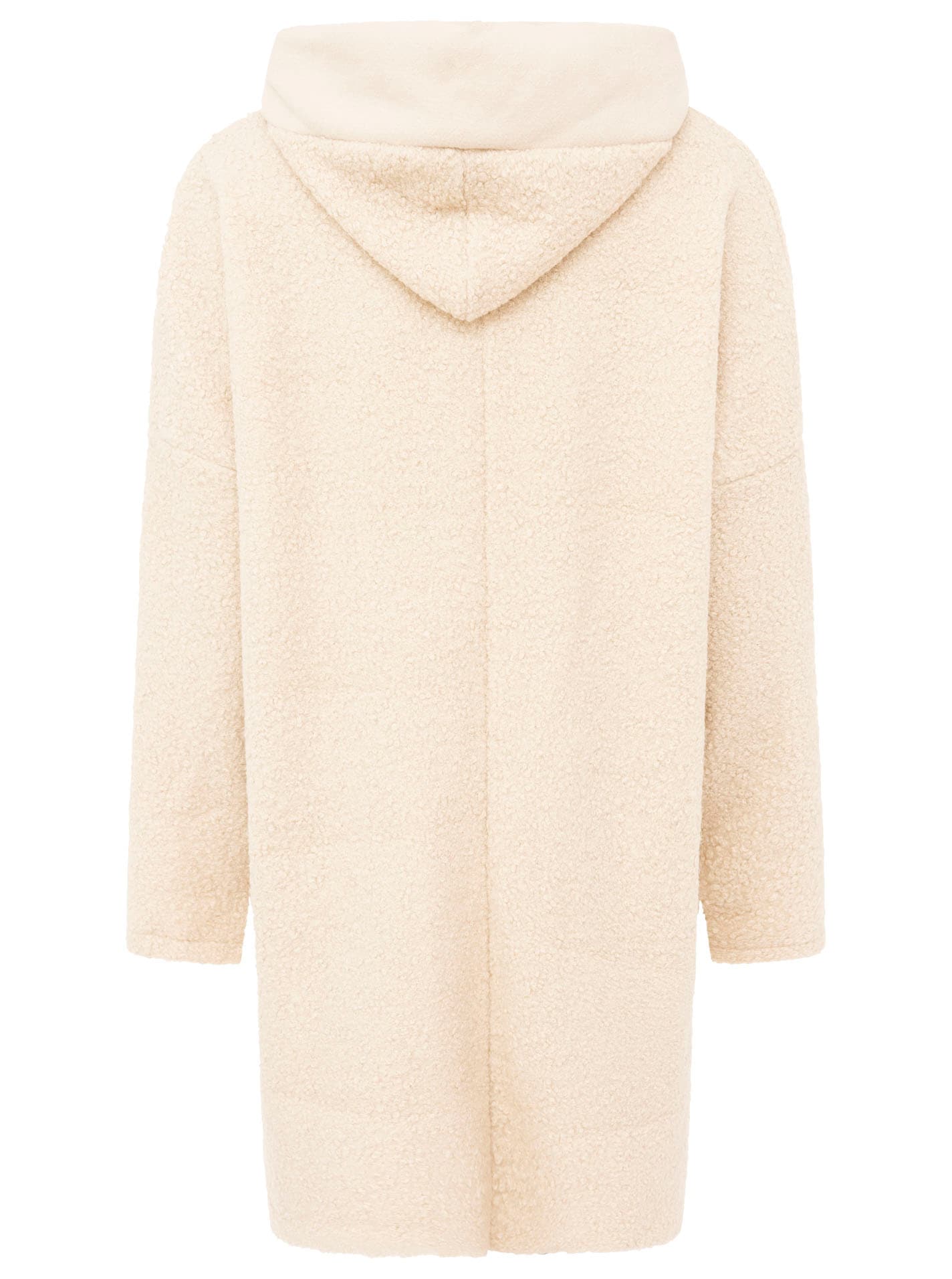 Zwillingsherz Kurzmantel »"Neon"« aus Teddystoff mit Kapuze, Reißverschluss und Taschen