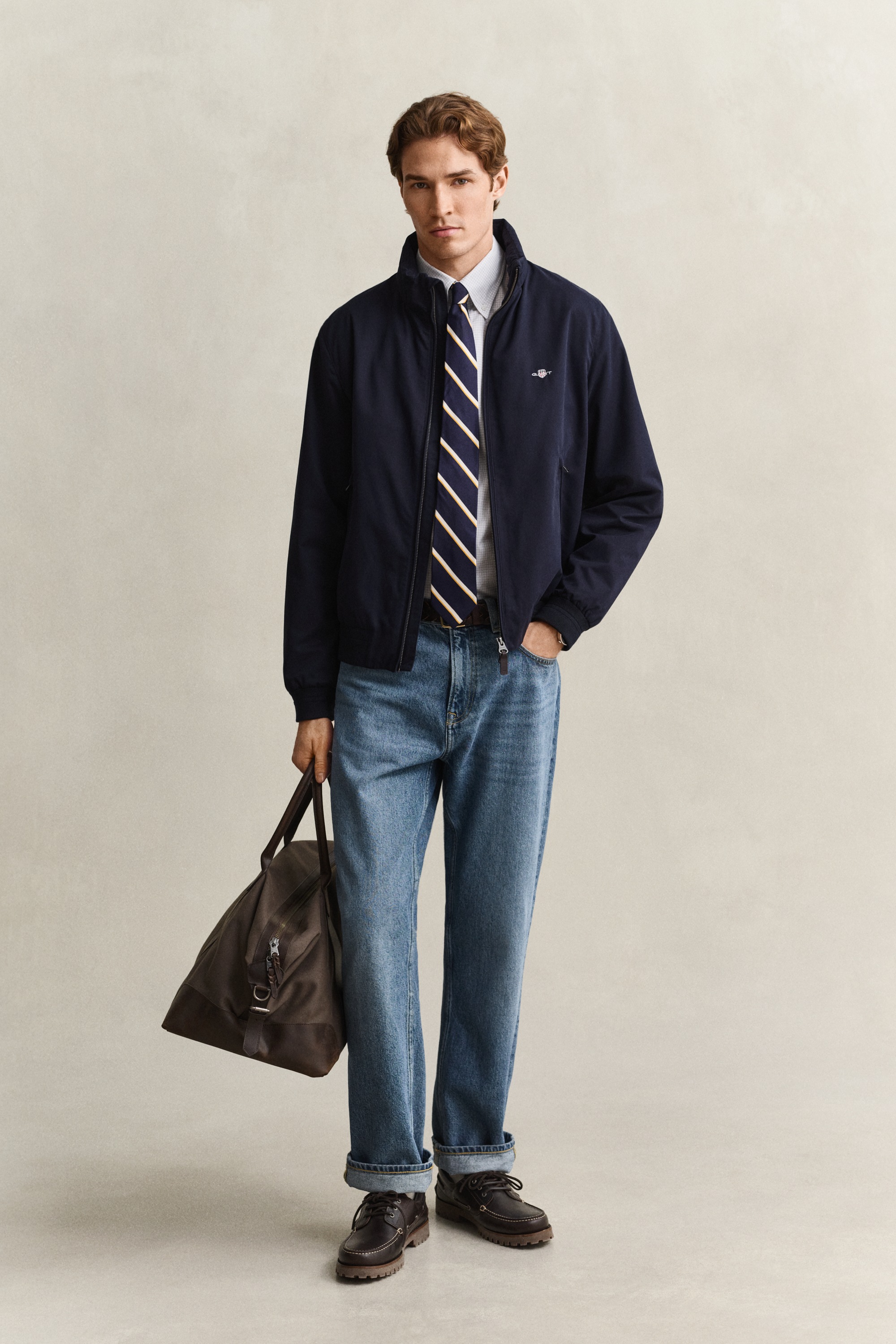 Gant Bomberjacke »HAMPSHIRE JACKET« ohne Kapuze Regular fit mit Reißverschlusstaschen