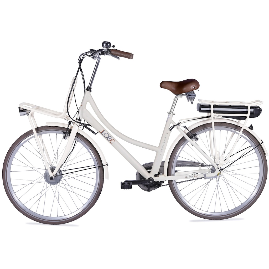 LLobe E-Bike »Rosendaal Lady 10,4 Ah«, 3 Gang, Frontmotor 250 W