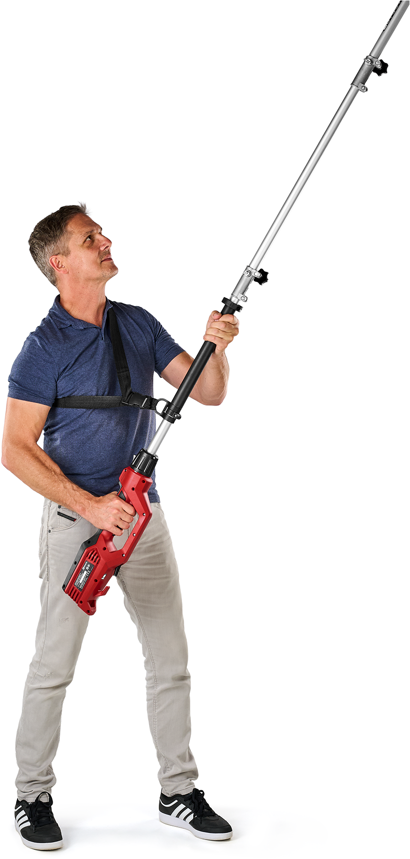 Einhell Elektro-Heckenschere »/ -Säge, GC-HC 90/2046 T« ()  48/20 cm Schwertlänge, Heckenschere/Astsäge mit Teleskopstiel