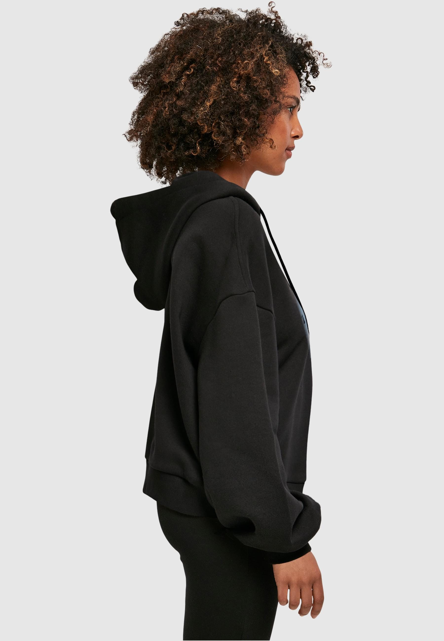 Merchcode Kapuzenpullover »Merchcode Damen Laides Grand Thug Life Organic Oversized Hoody«, (1 tlg.)