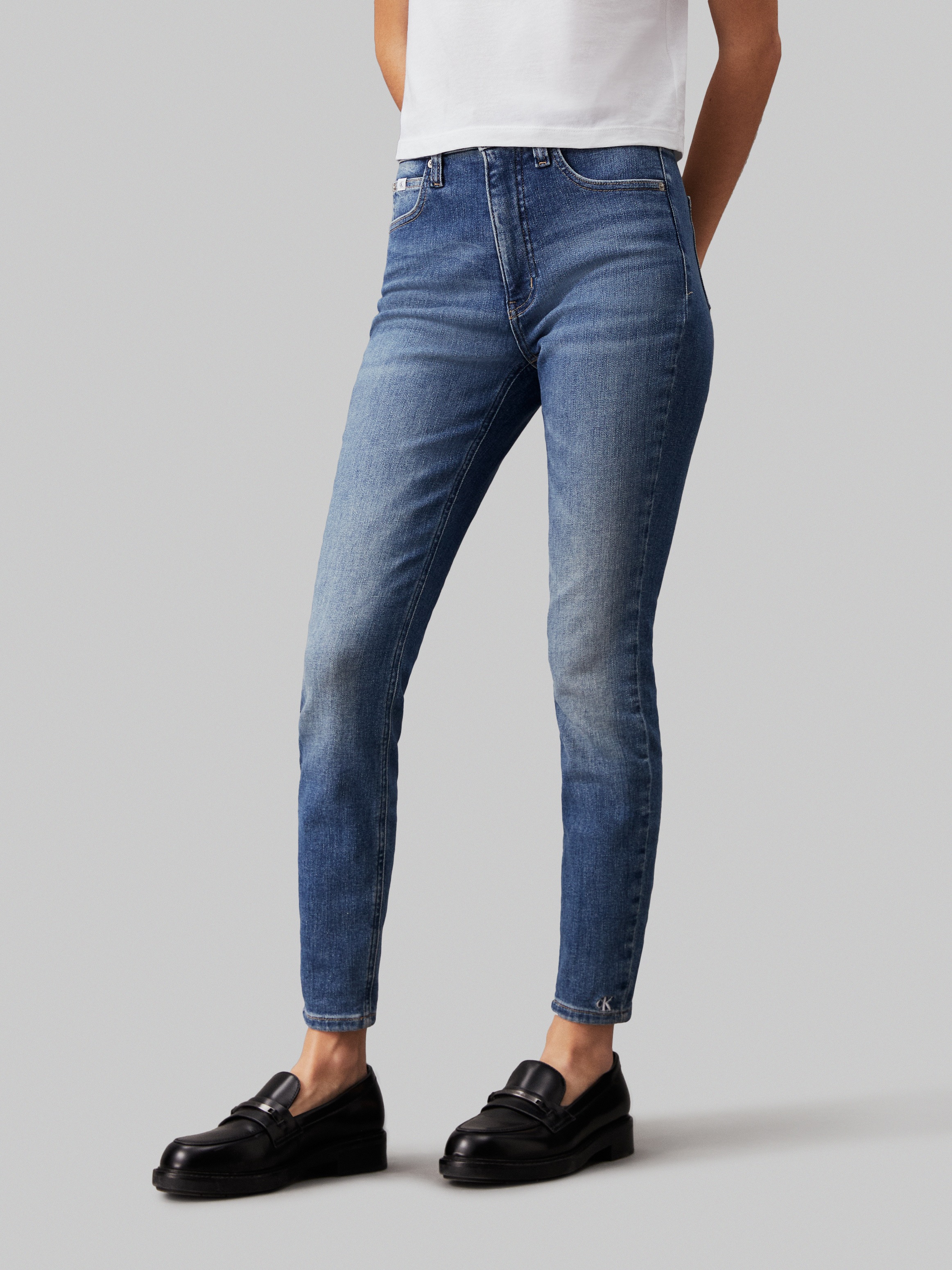 Calvin Klein Jeans Skinny-fit-Jeans "HIGH RISE SUPER SKINNY ANKLE", im 5-Po günstig online kaufen