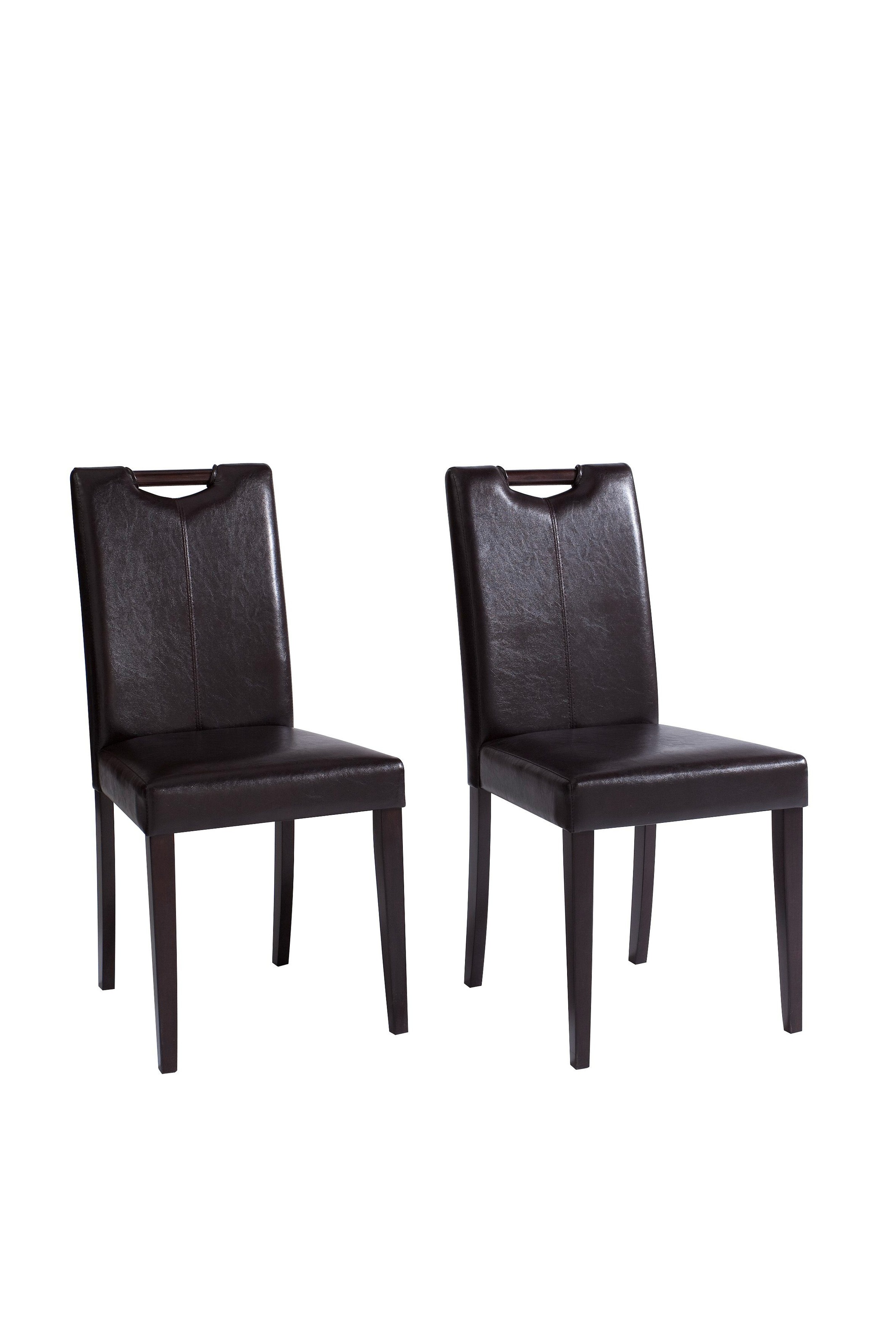 Home affaire Esszimmerstuhl "Stuhlparade" (Set) 2 Stk. Kunstleder in zwei u günstig online kaufen