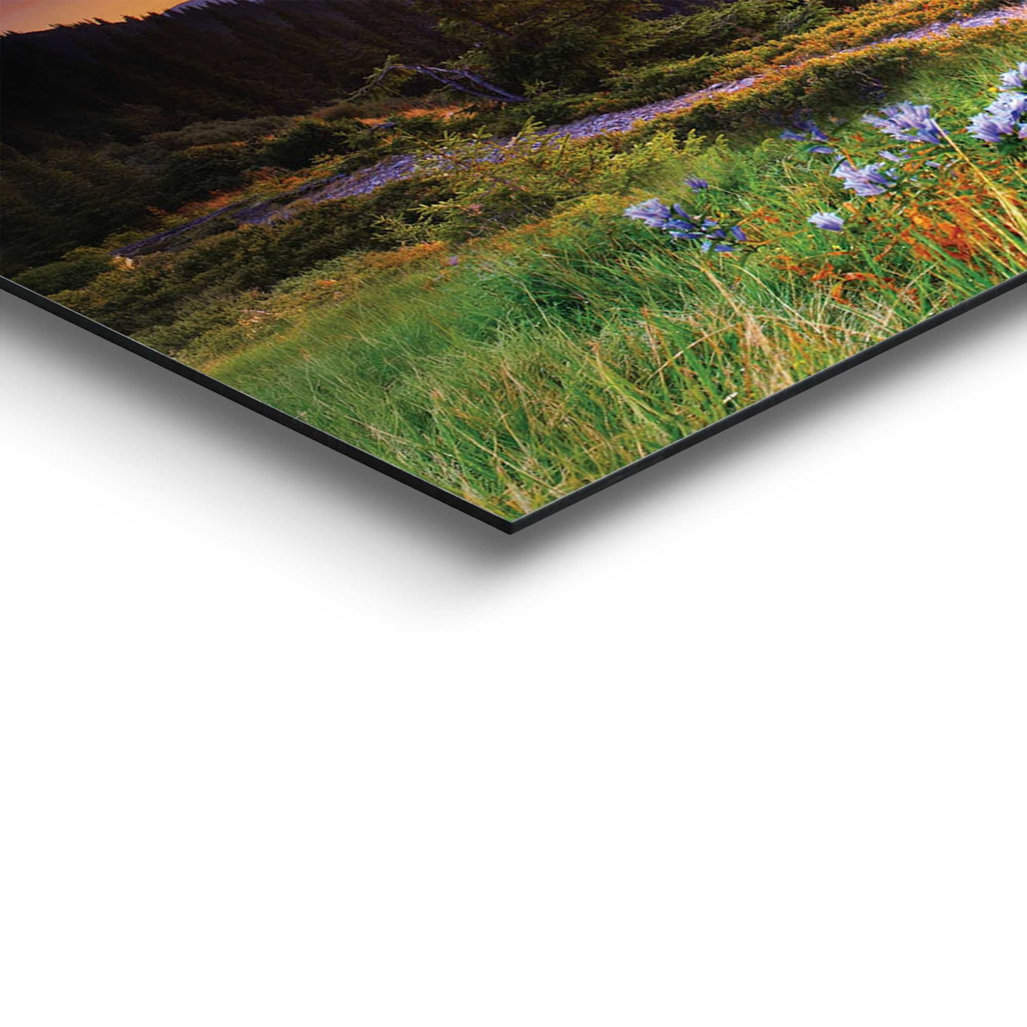 Reinders! Deco-Panel »Sonnenuntergang in den Bergen«, Wohnzimmer - Mehrfarbig - MDF - Landschaften - 90x30 cm