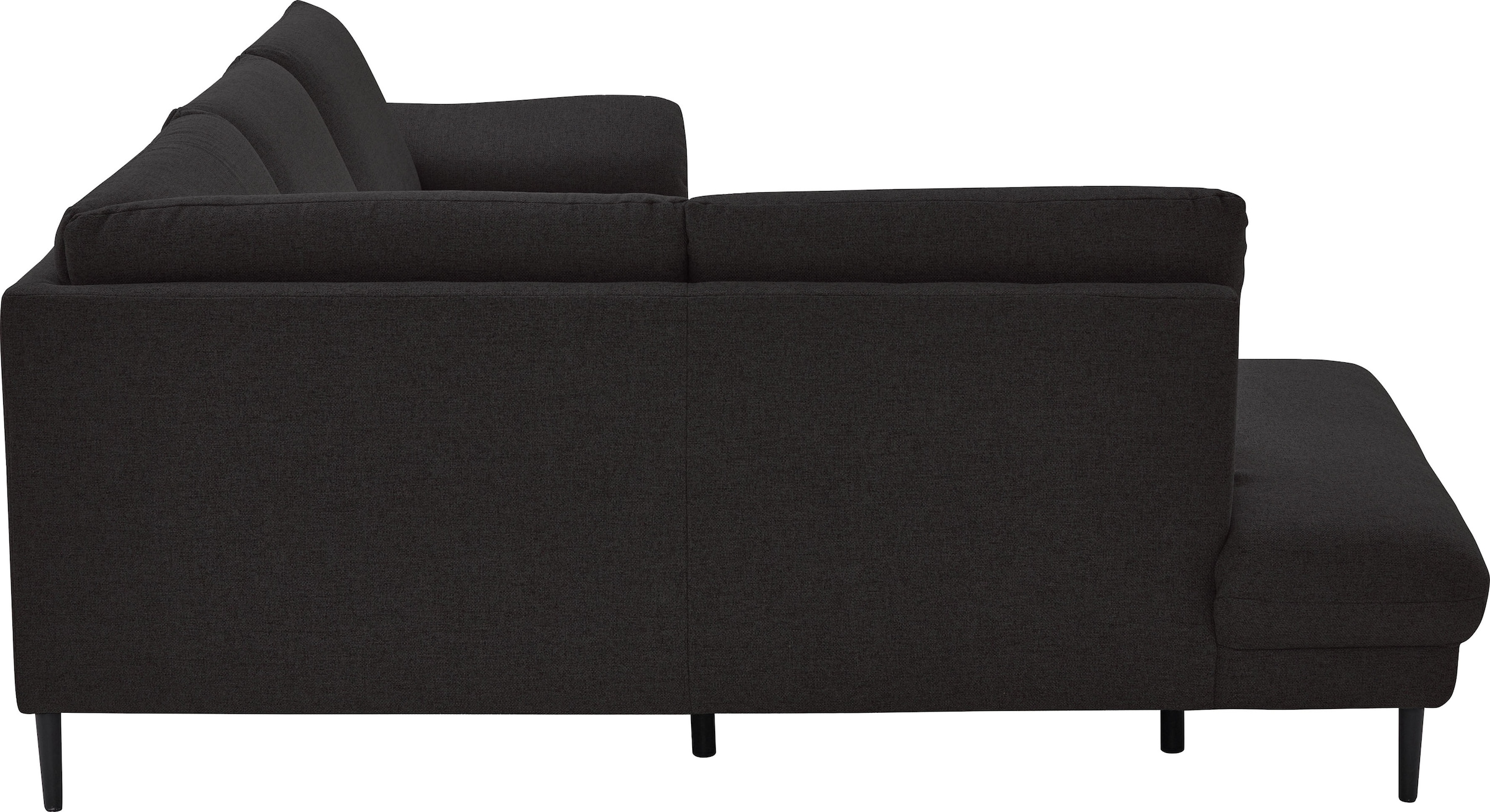Places of Style Ecksofa »Sarsina: mit Tonnentaschen-Federkern, perfekt zum Entspannen L-Form«, inklusive 2 motorischen Relaxfunktionen mit Herz-Waage-Beschlag