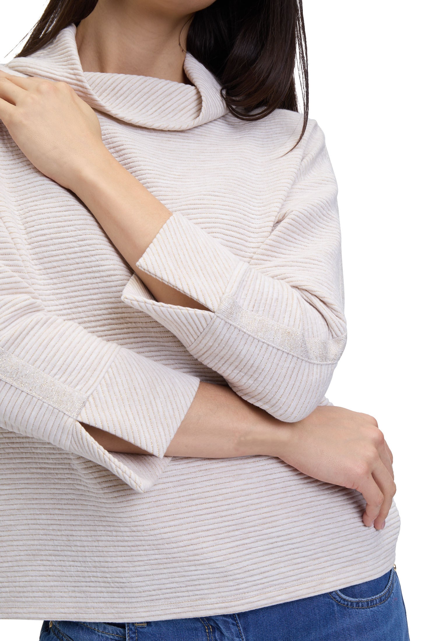 Betty Barclay Sweatshirt »Betty Barclay Sweatshirt mit Rippenstruktur«, Material