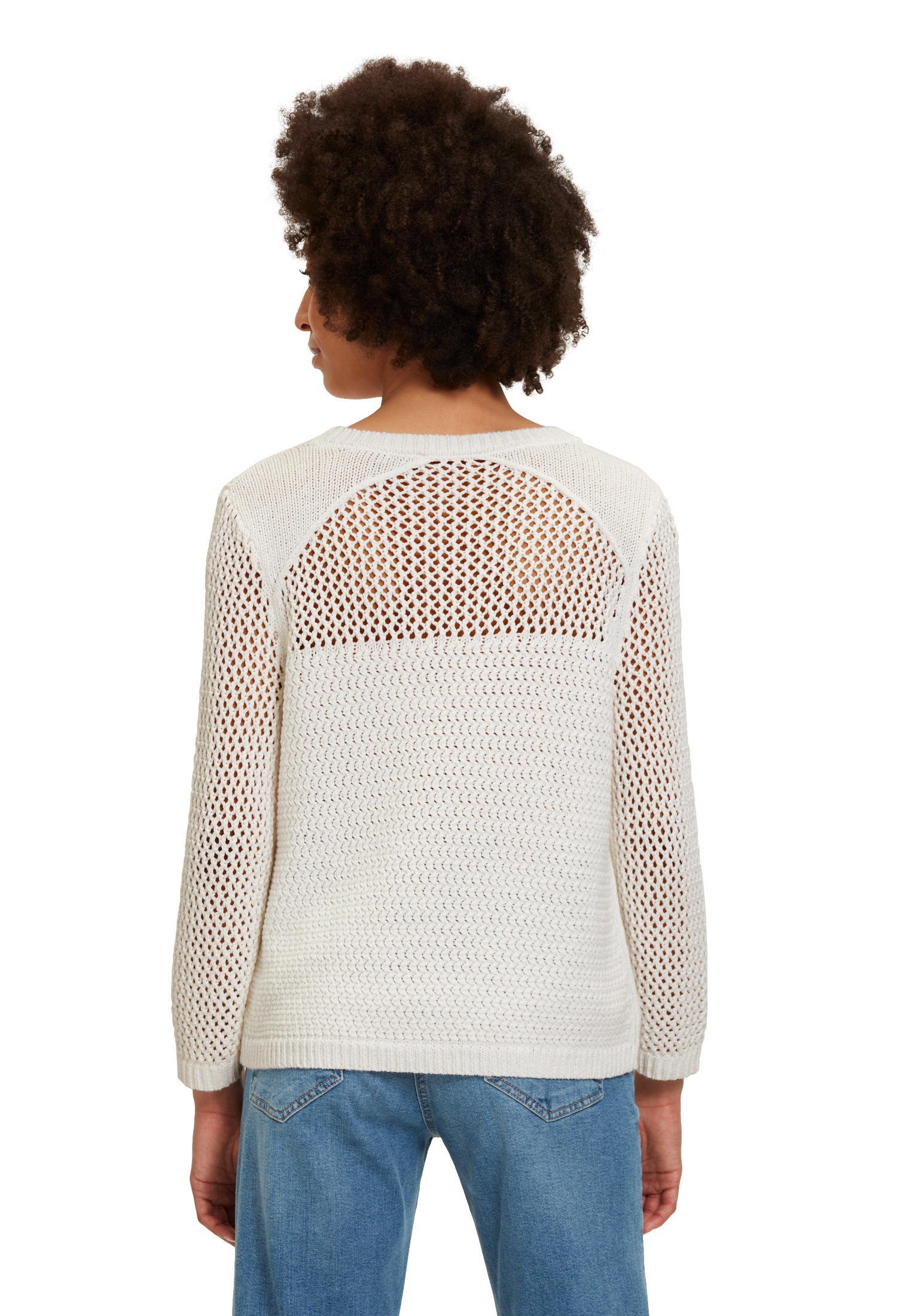 Betty Barclay Kurzarmshirt »Betty Barclay Grobstrick-Pullover mit Strickdetails«, (1 tlg.), Struktur