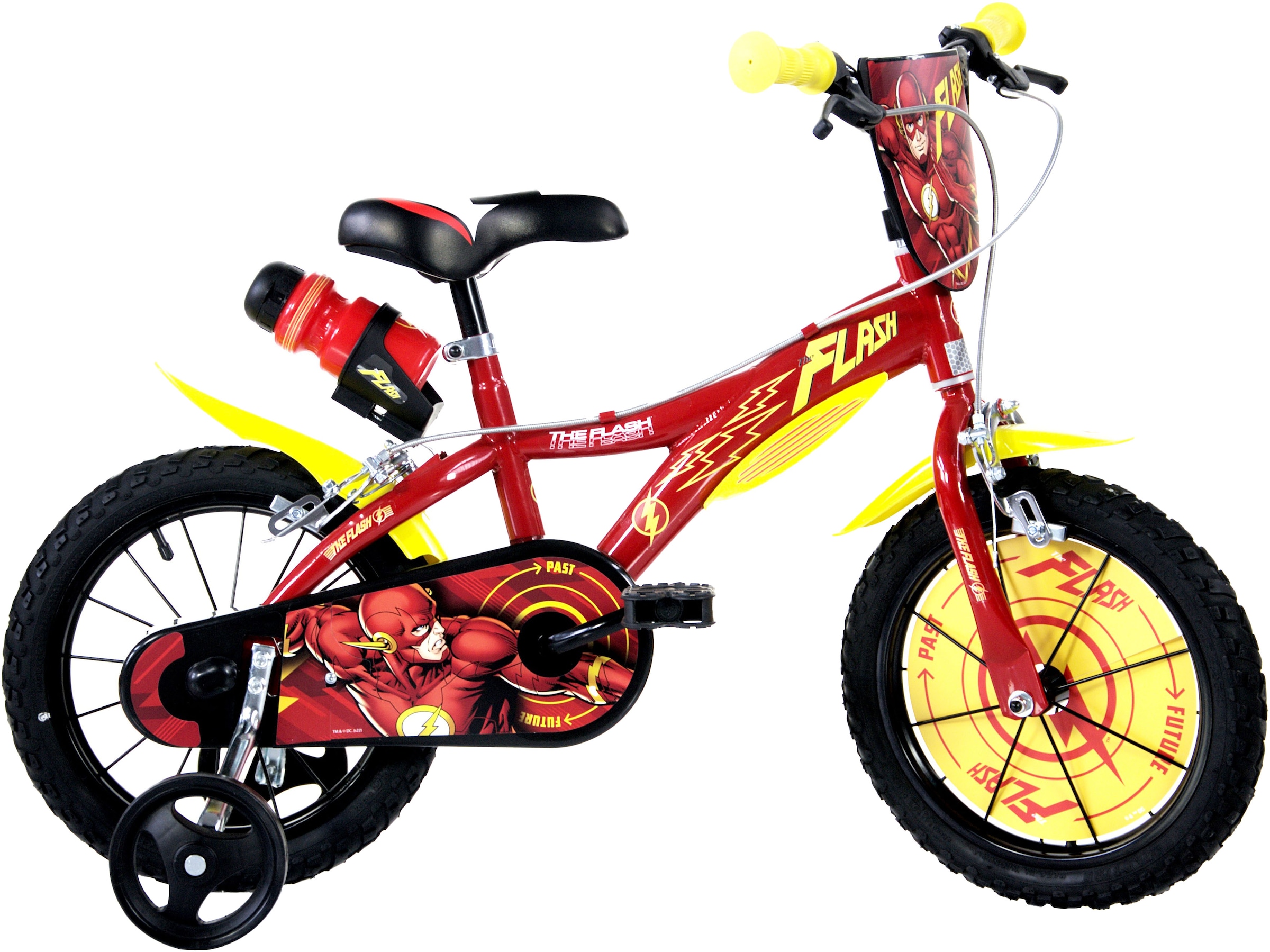 Dino Bikes Kinderfahrrad "Flash 14" Kinderfahrrad 3-6 Jahre" 1 Gang ohne Schaltung