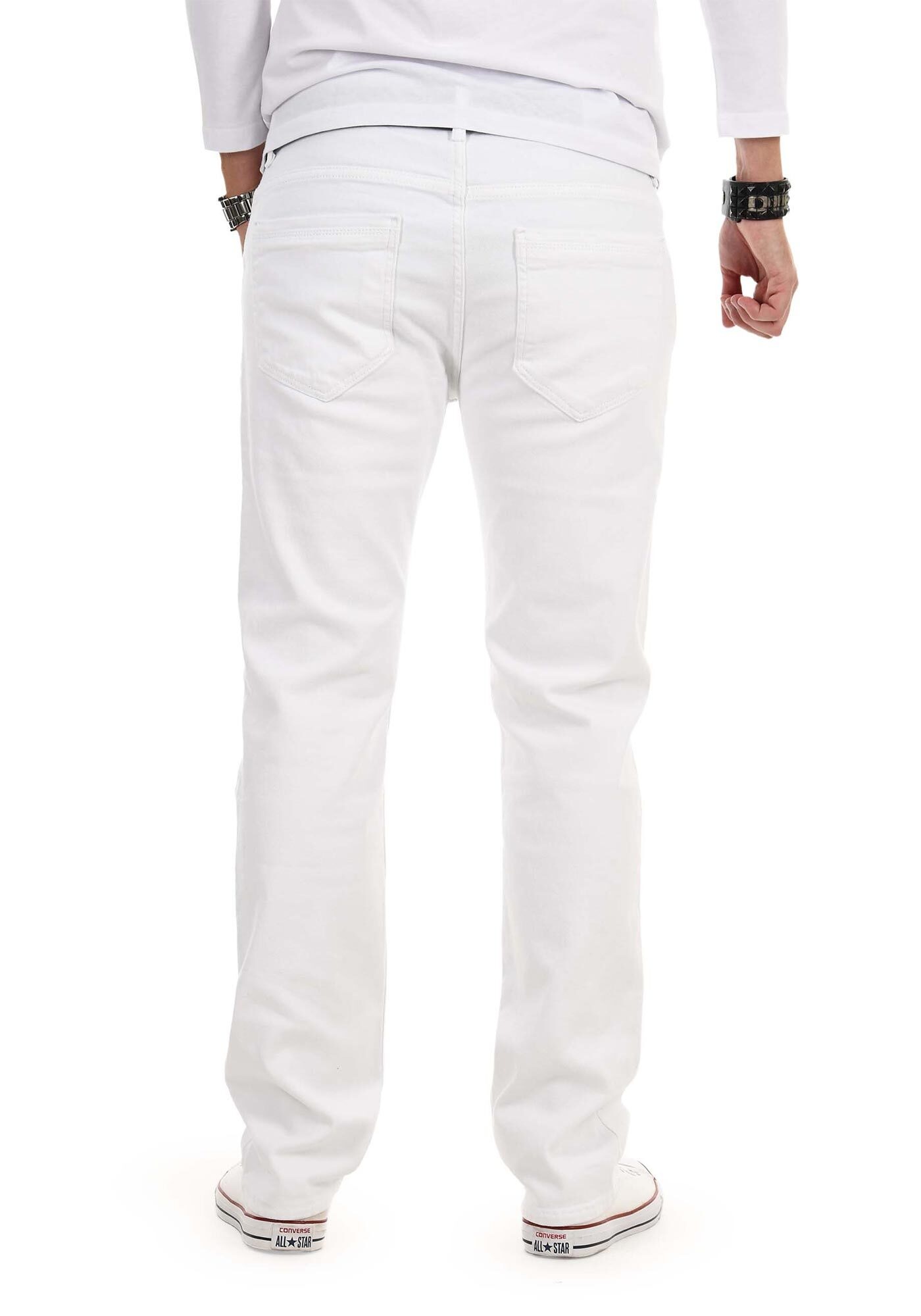 Alessandro Salvarini Comfort-fit-Jeans »A.Salvarini Designer Herren Jeans Hose Basic Jeanshose«
