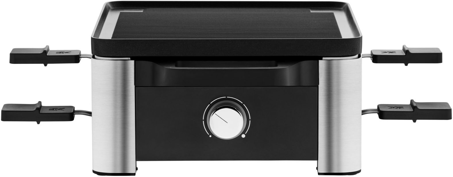 WMF Raclette »LONO«, 4 St. Raclettepfännchen, 870 W, LED-Beleuchtung, Aufbewahrungsfach für unbenutzte Pfännchen