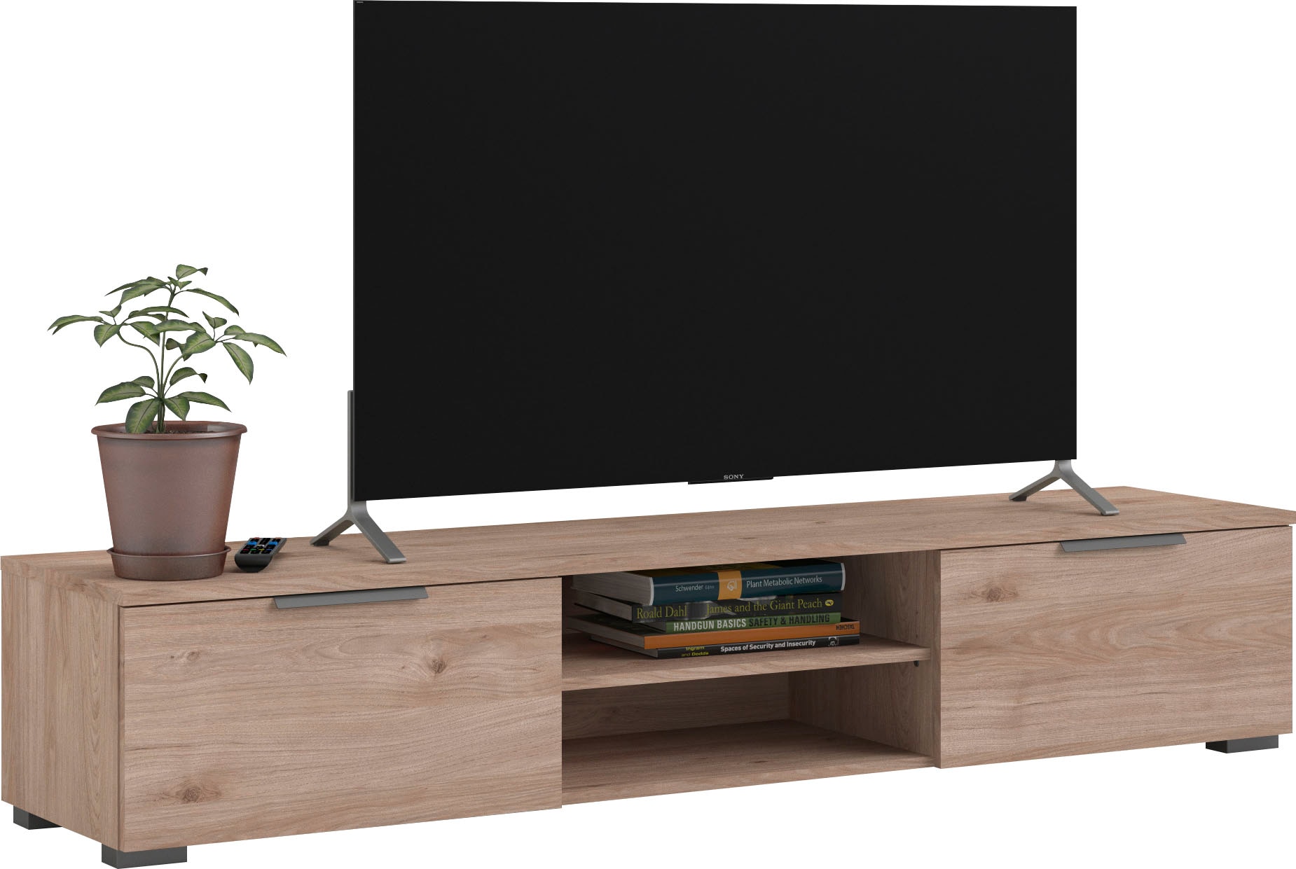 INOSIGN TV-Board "Match, TV-Möbel, Fernsehtisch, TV-Unit, Media-Möbel, Sideboard,", mit 2 Schubladen und 1 offenen Fach,