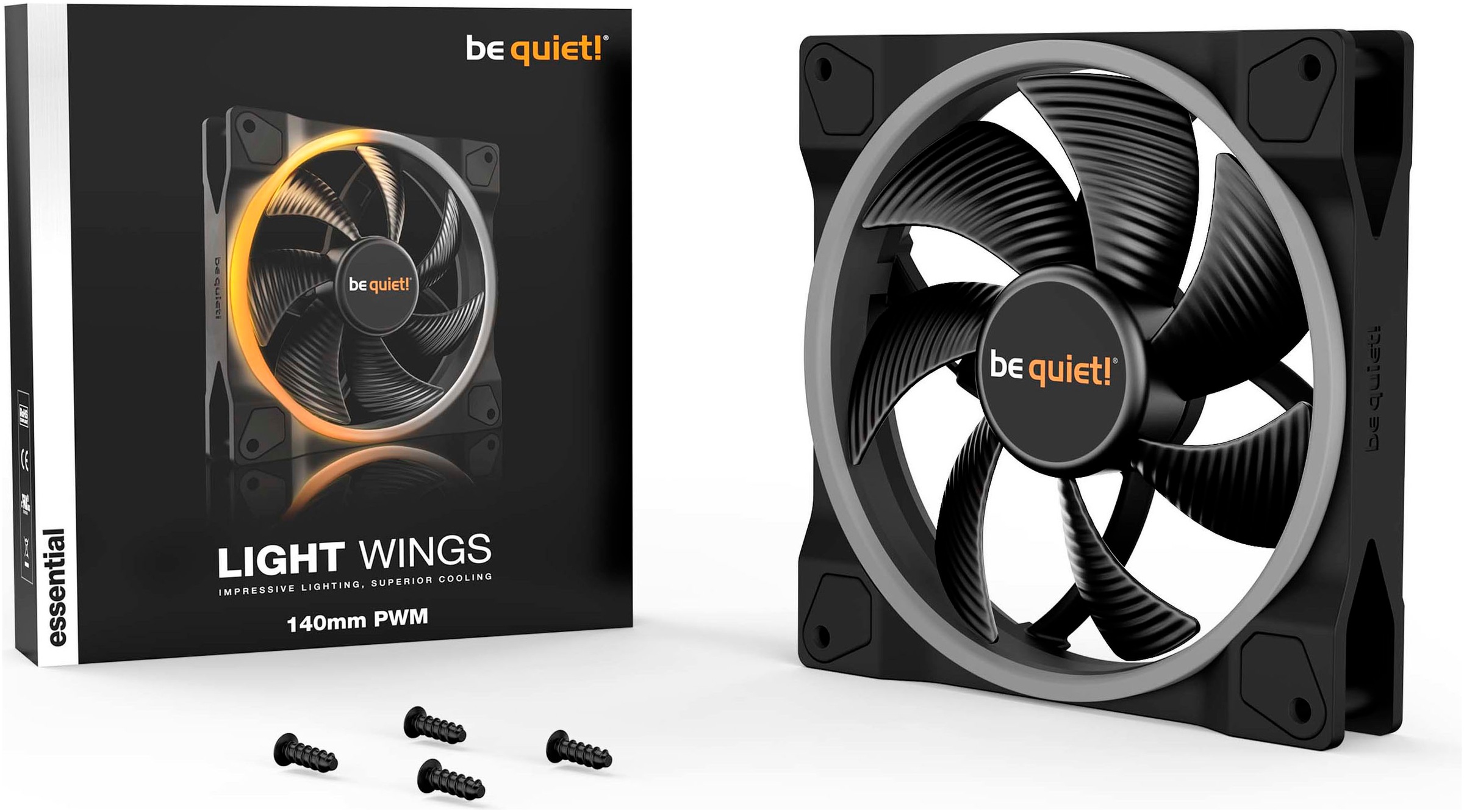 be quiet! Gehäuselüfter »Light Wings 140mm PWM«