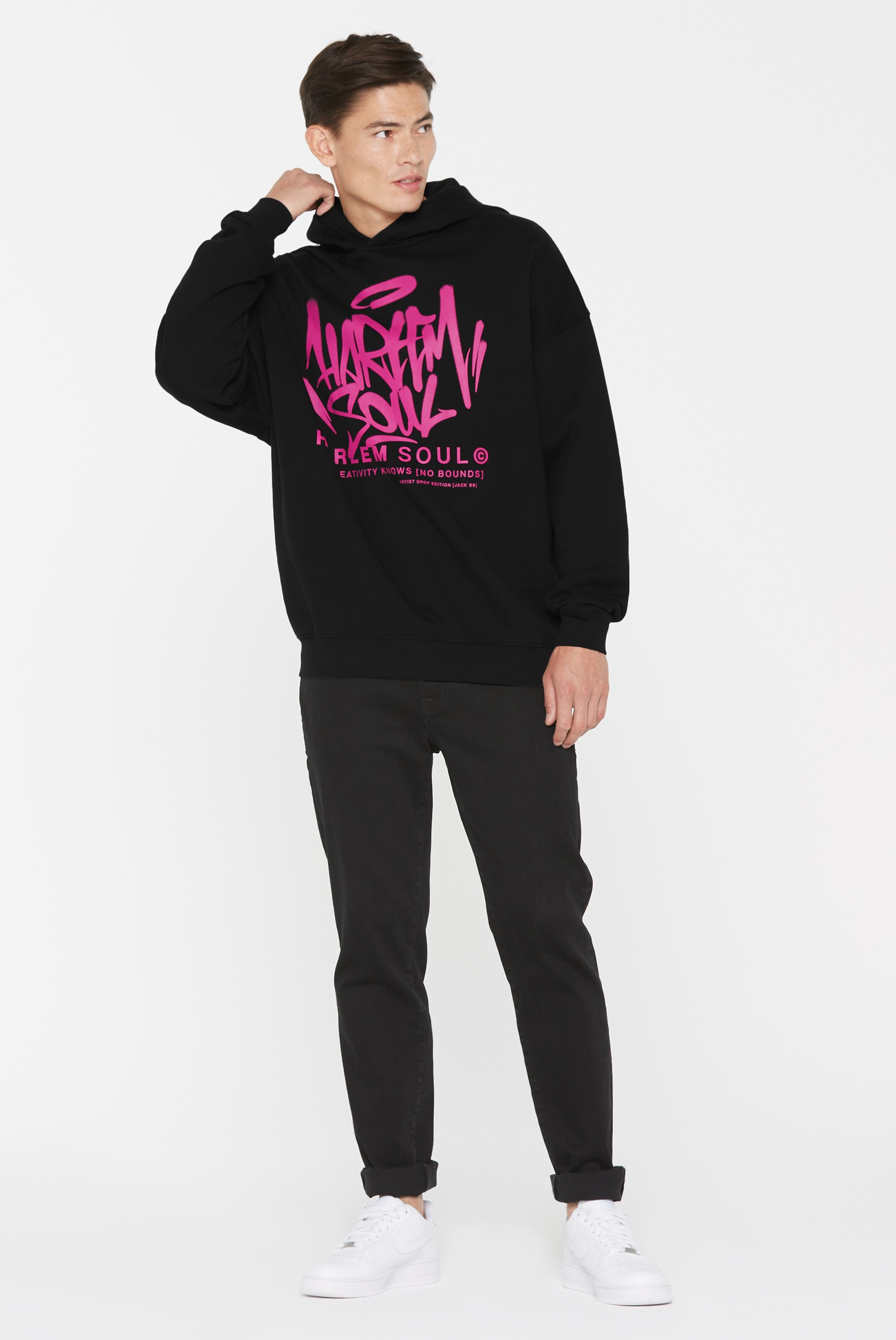 Thumbnail - Harlem Soul Kapuzensweatshirt, mit Baumwolle