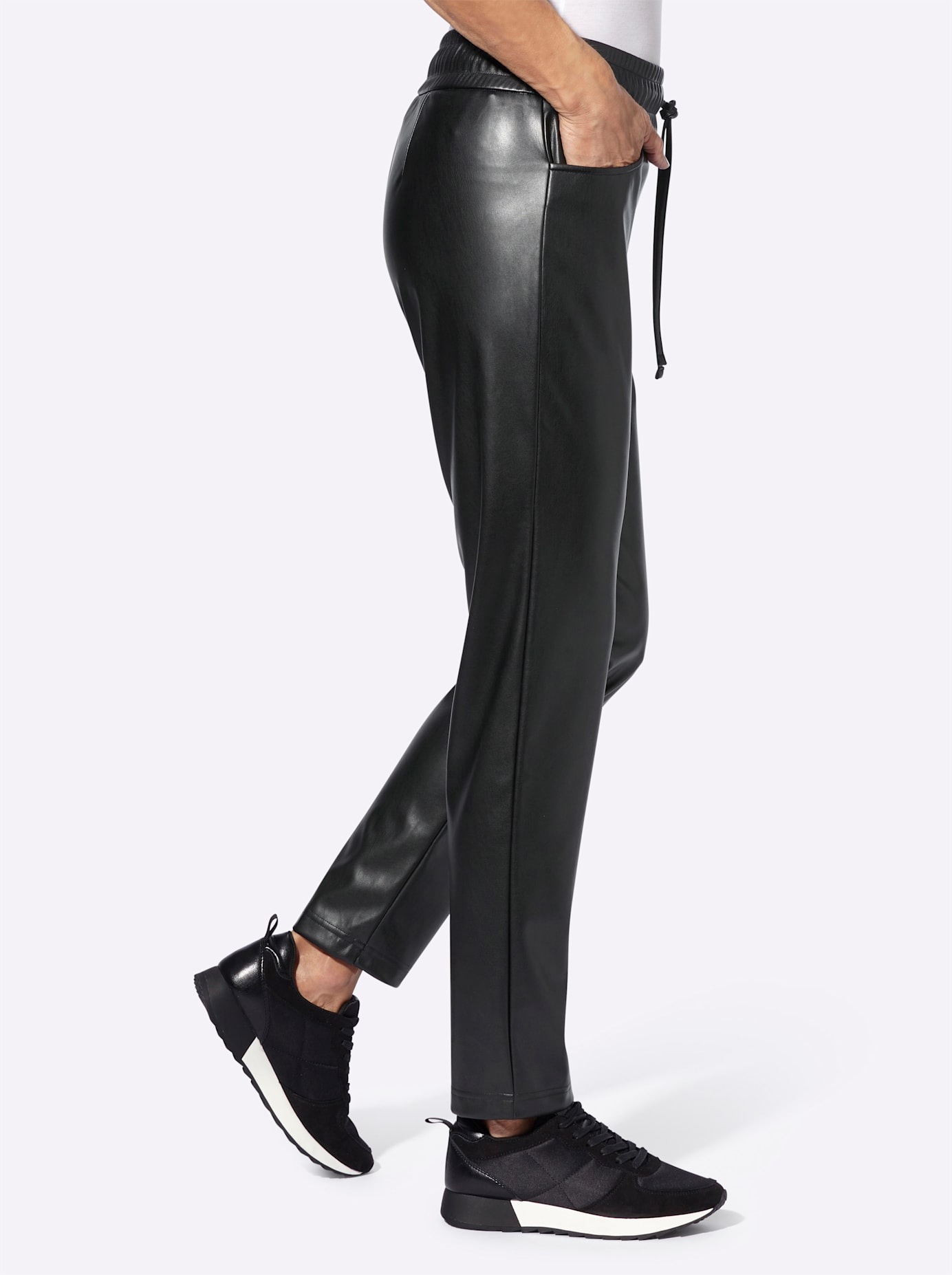 Classic Basics Lederimitathose günstig online kaufen