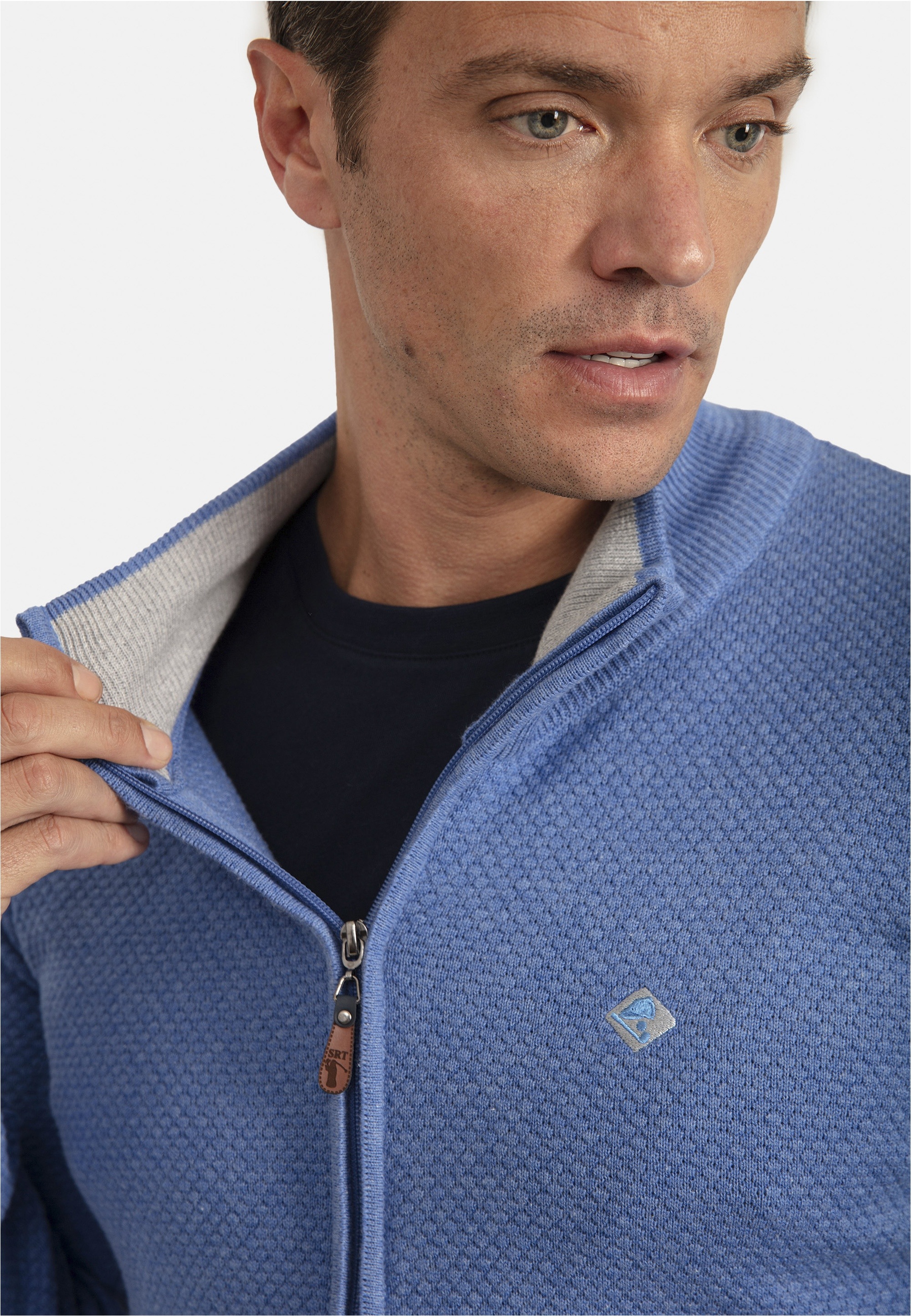SIR RAYMOND TAILOR Strickjacke »Sydney«, mit kleinem Stehkragen