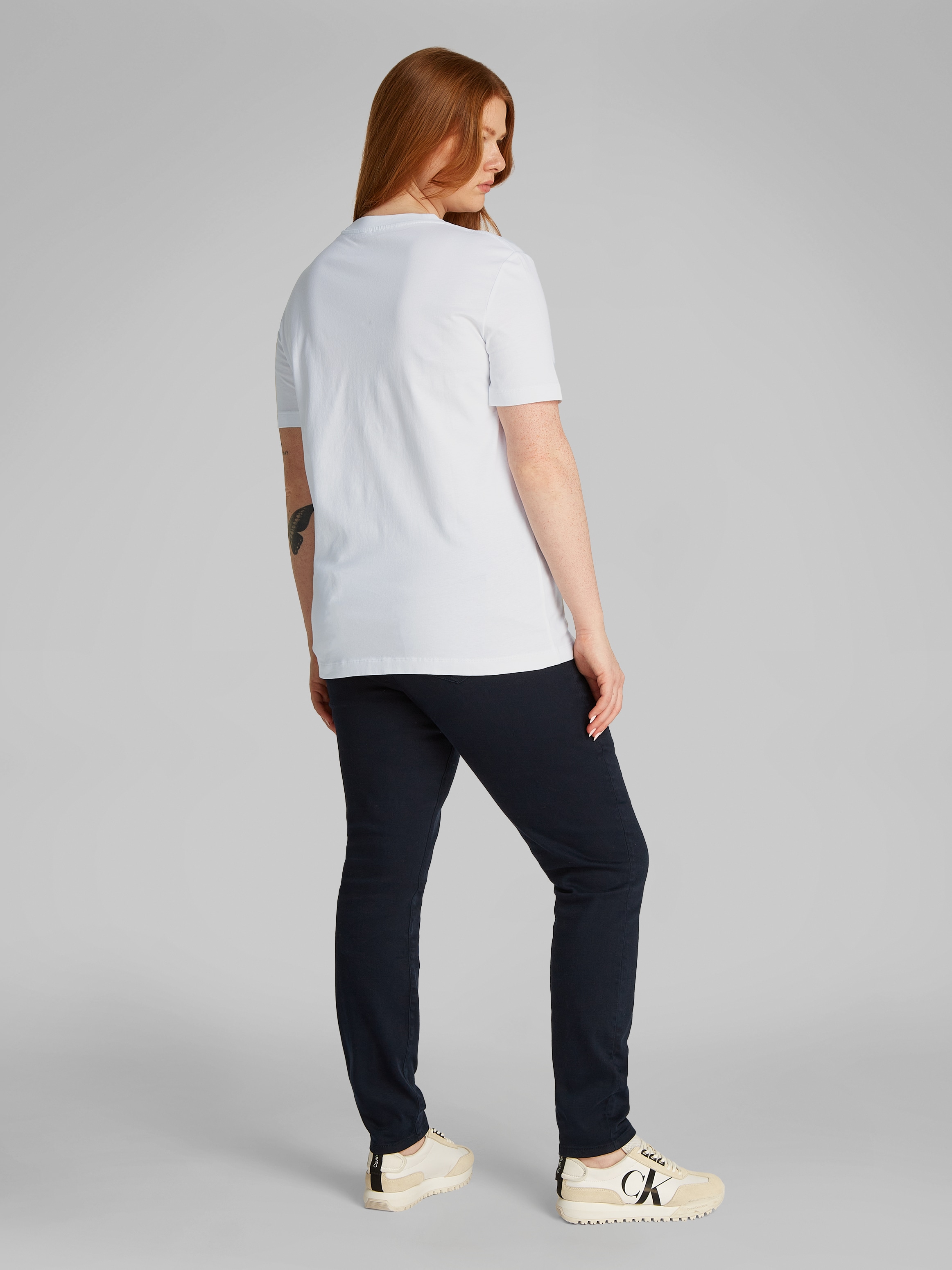 Calvin Klein Jeans Plus T-Shirt »PLUS SHADOW GRAPHIC REGULAR TEE«, in großen Größen