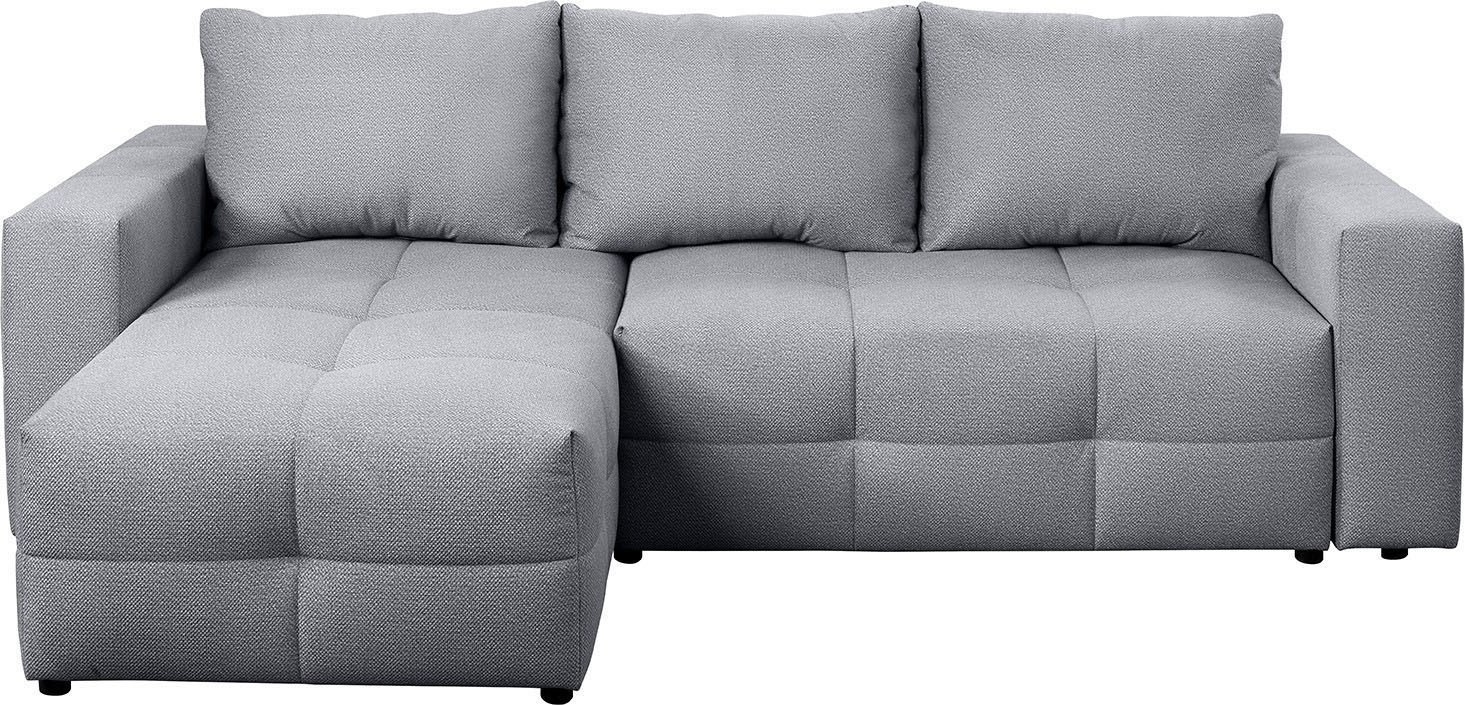 exxpo - sofa fashion Ecksofa Praktische Funktionsecke mit Federkern, Bettfunktion und Stauraum