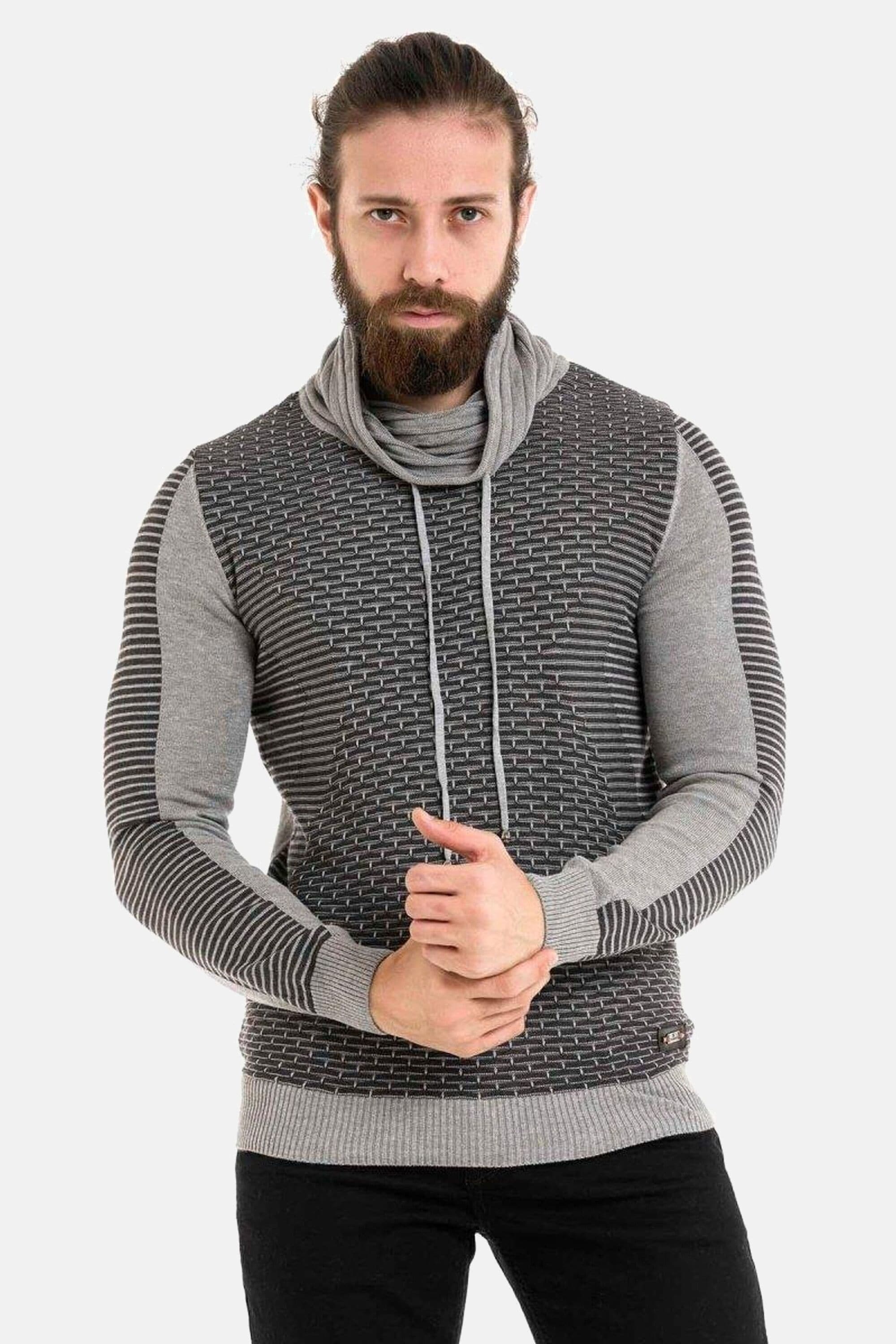 Cipo & Baxx Rundhalspullover "Pullover", (1 tlg.), im modernen Look, CP264 günstig online kaufen