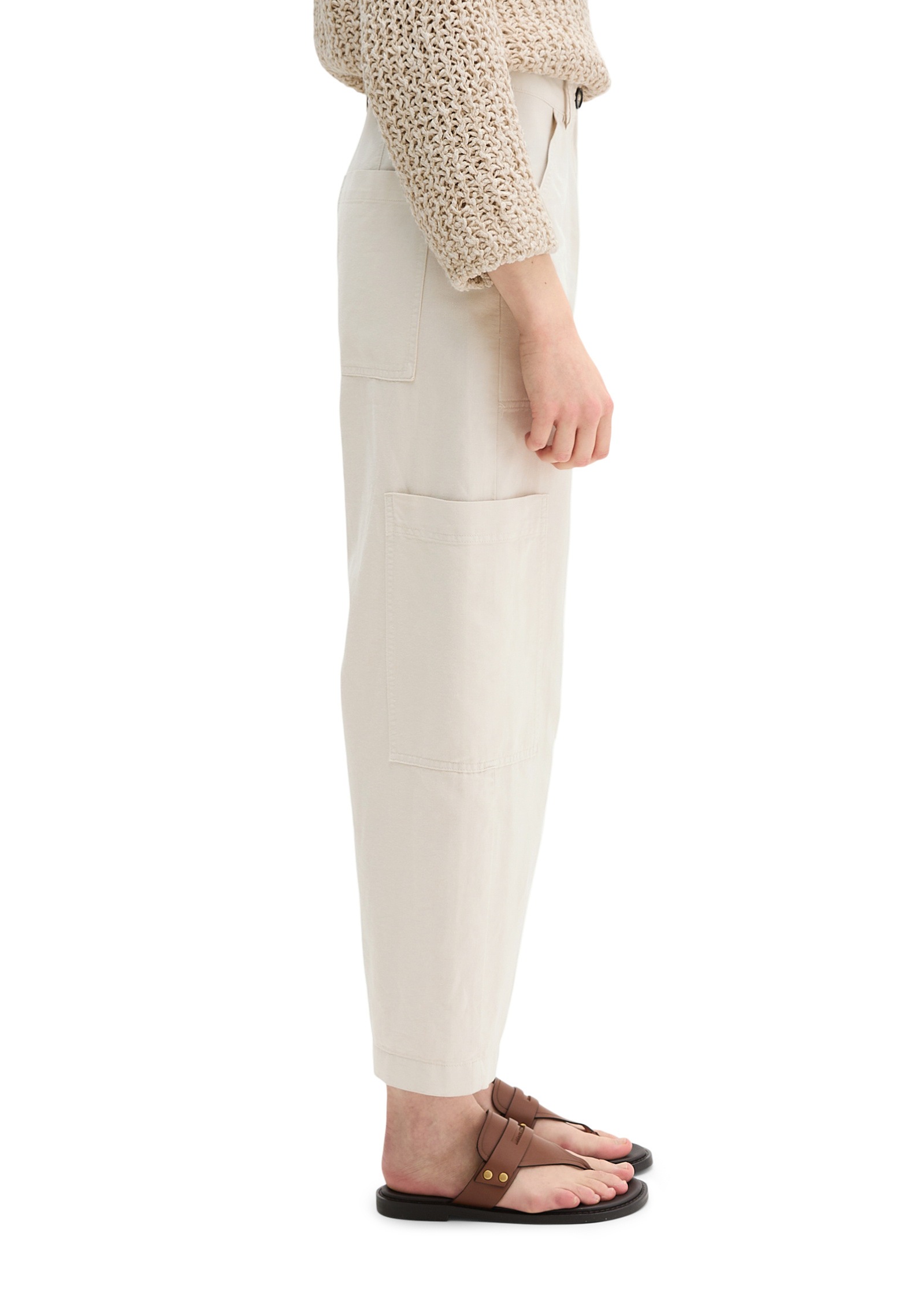 Marc OPolo Chinohose "aus Bio-Baumwolle-Lyocell-Leinen-Mix" günstig online kaufen