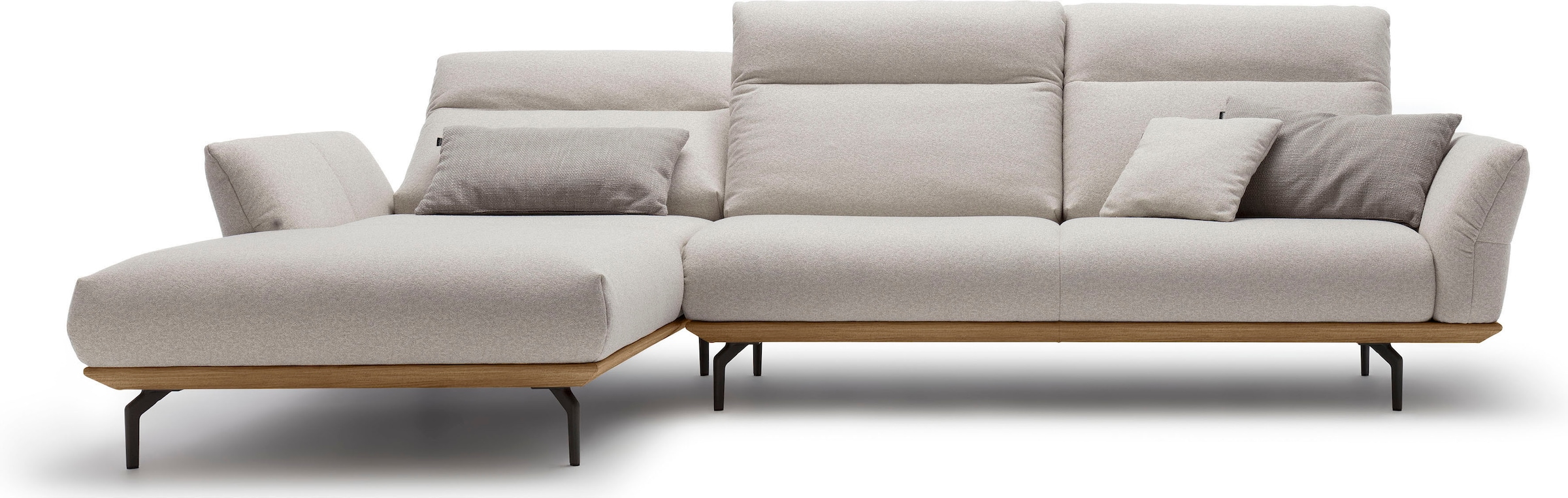 Creation BY ROLF BENZ Ecksofa »hs.460« Sockel in Nussbaum Wi...