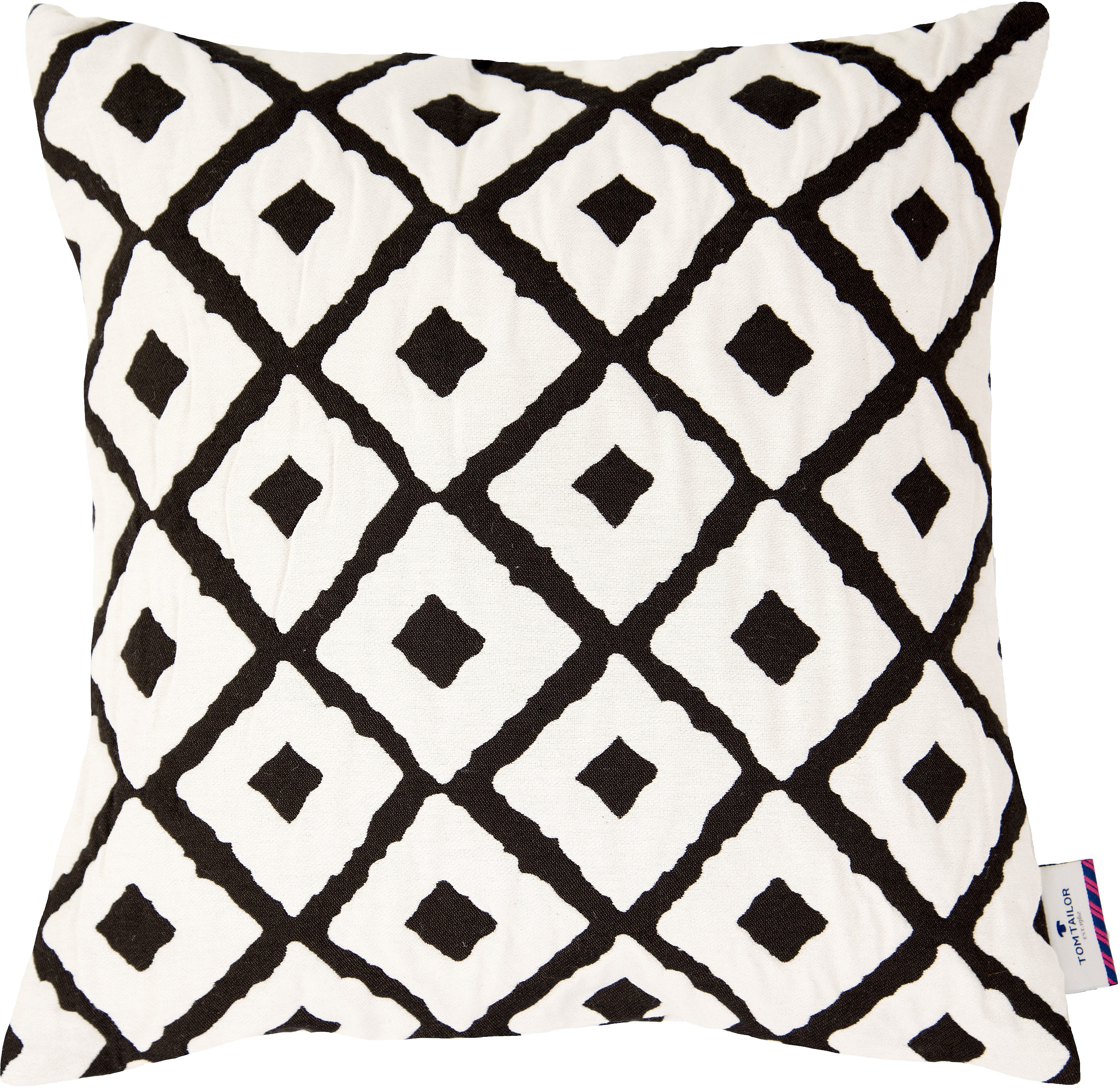 TOM TAILOR HOME Dekokissen "Small Squares" Kissenhülle ohne Füllung, 1 Stück
