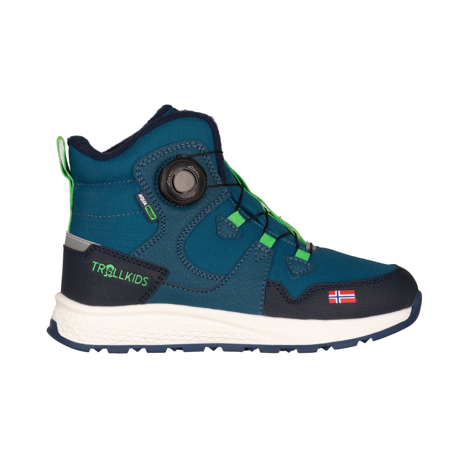 TROLLKIDS Winterstiefel »KIDS BERGEN WINTER MID CUT«, wasserdicht, fitgo Schnellschnürsystem, reflektierende Details