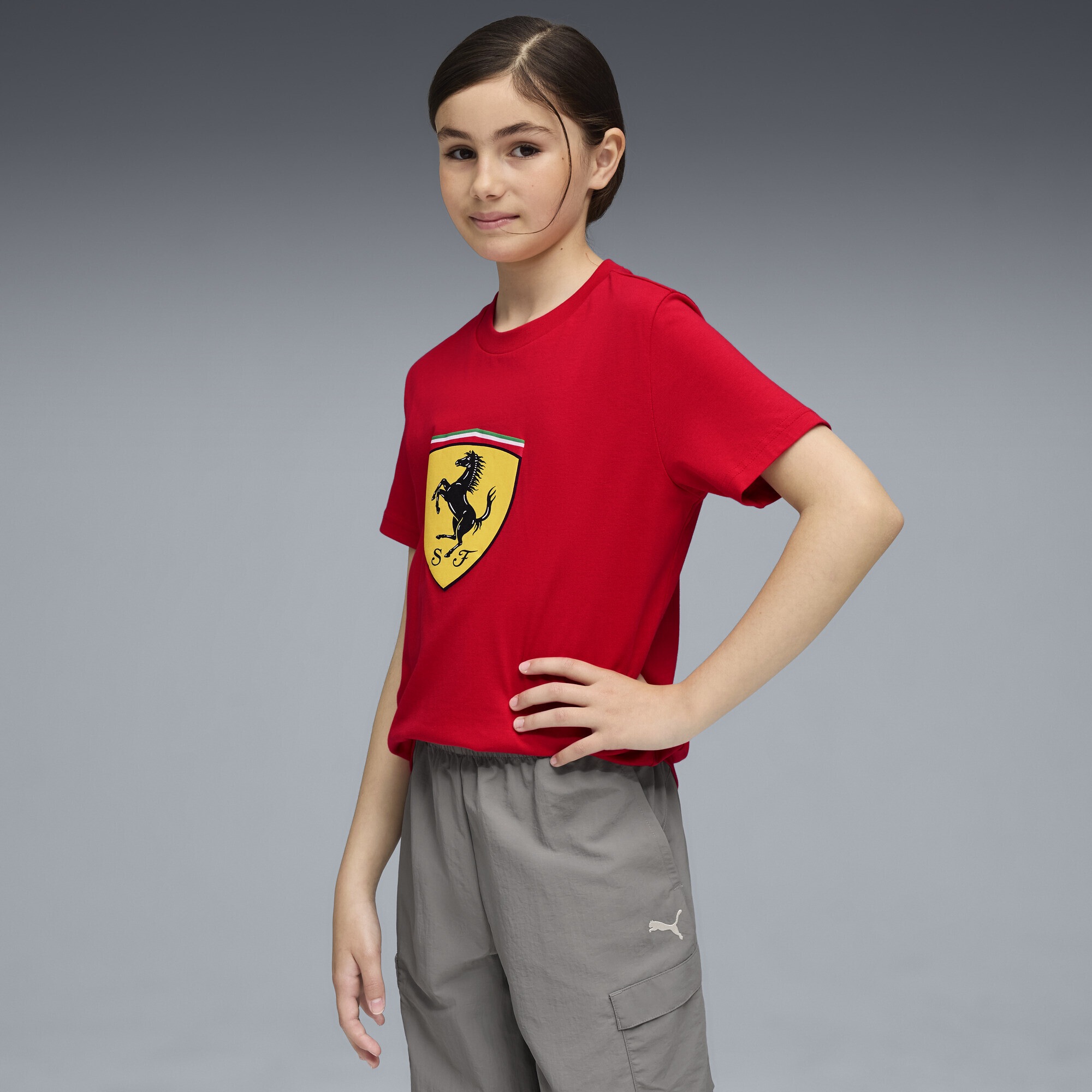 PUMA T-Shirt »Scuderia Ferrari Sportswear Coloured Big Shield T-Shirt«