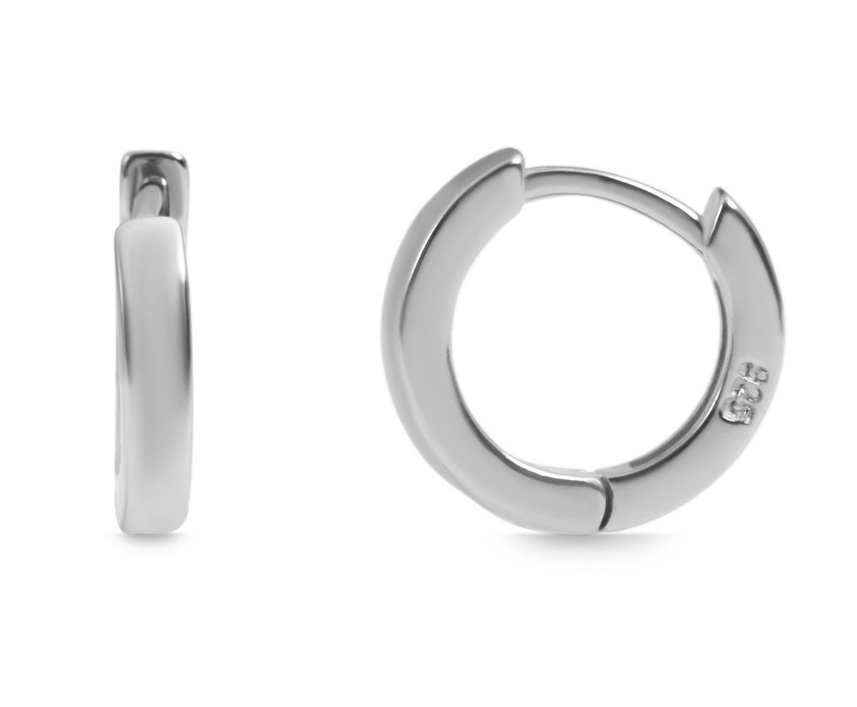 Adelia´s Klappcreolen "Ohrringe – Klappcreole aus 925 Silber" Schöne Geschenkidee zum einen besonderen Tag