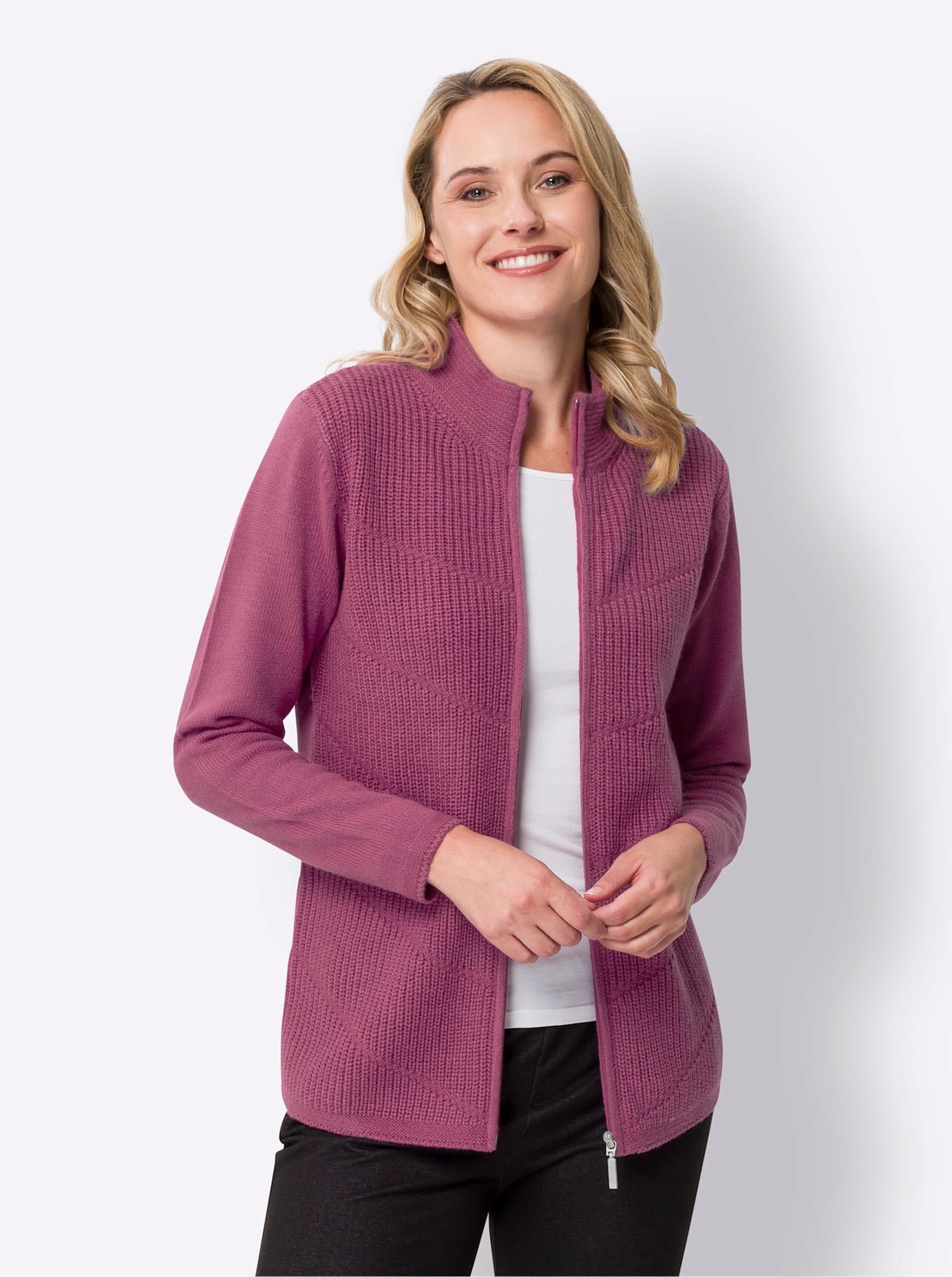 Classic Basics Strickjacke